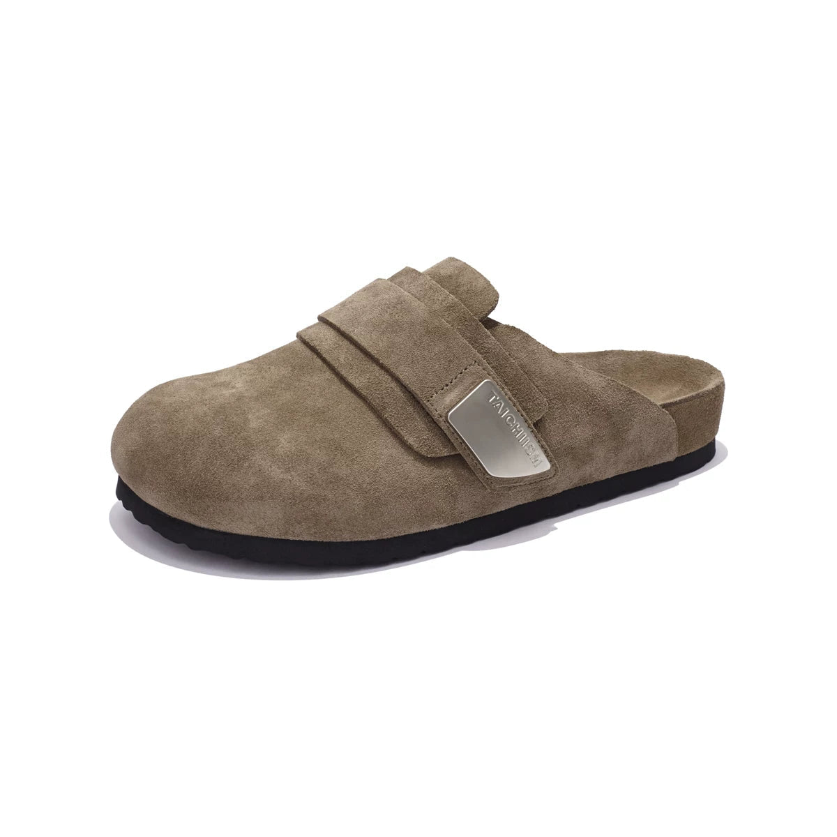 Closed-Toe Leather Mule Sandals - Skipkicks