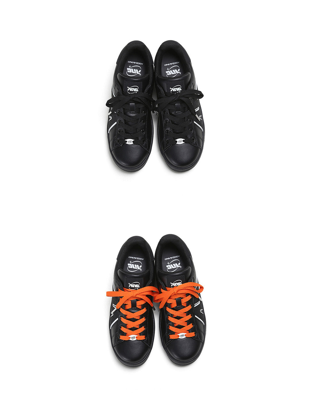 Platform Sneakers with Three Interchangeable Laces - Skipkicks