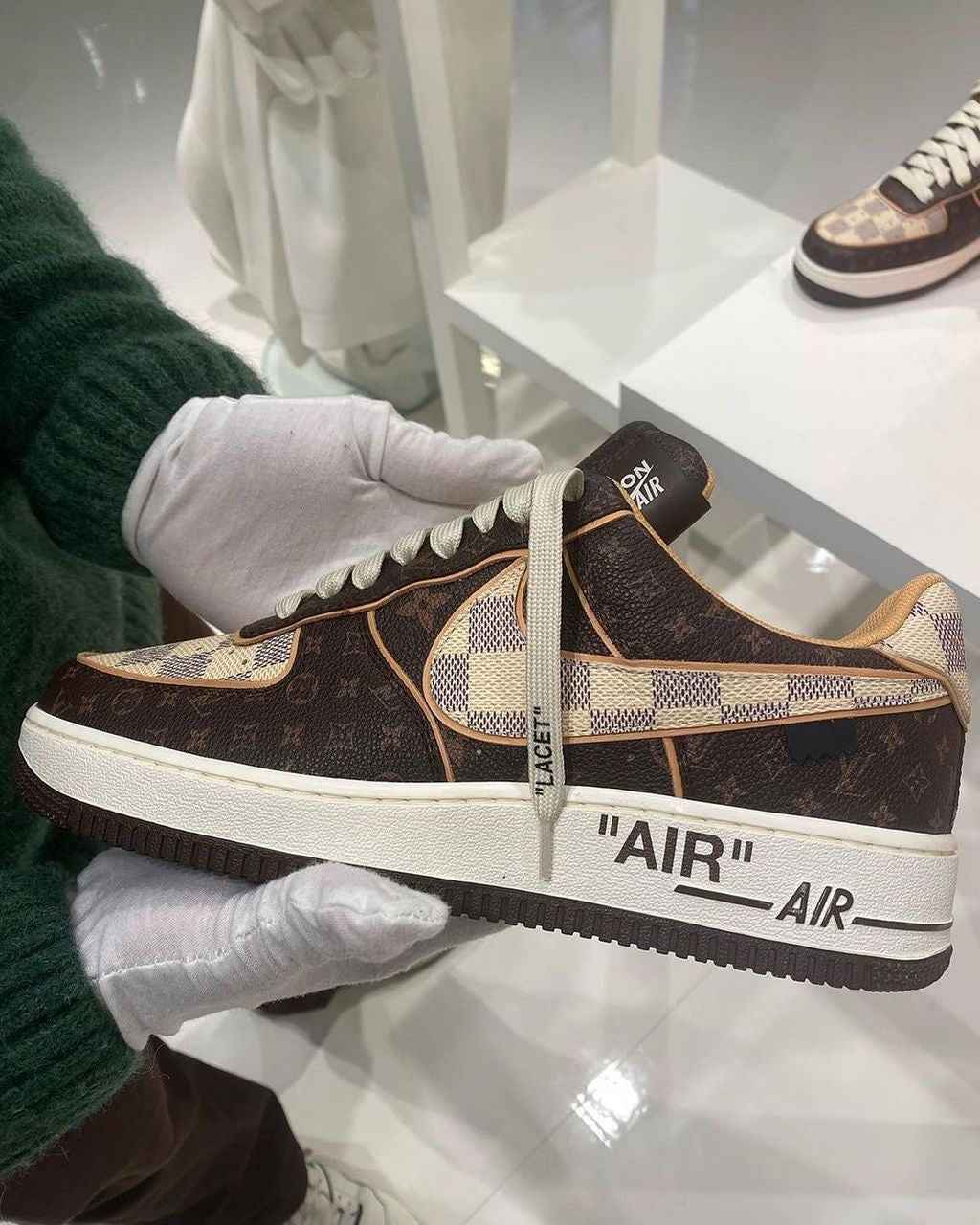 Monogram Air Force 1 Low 07 - Luxury Sneakers