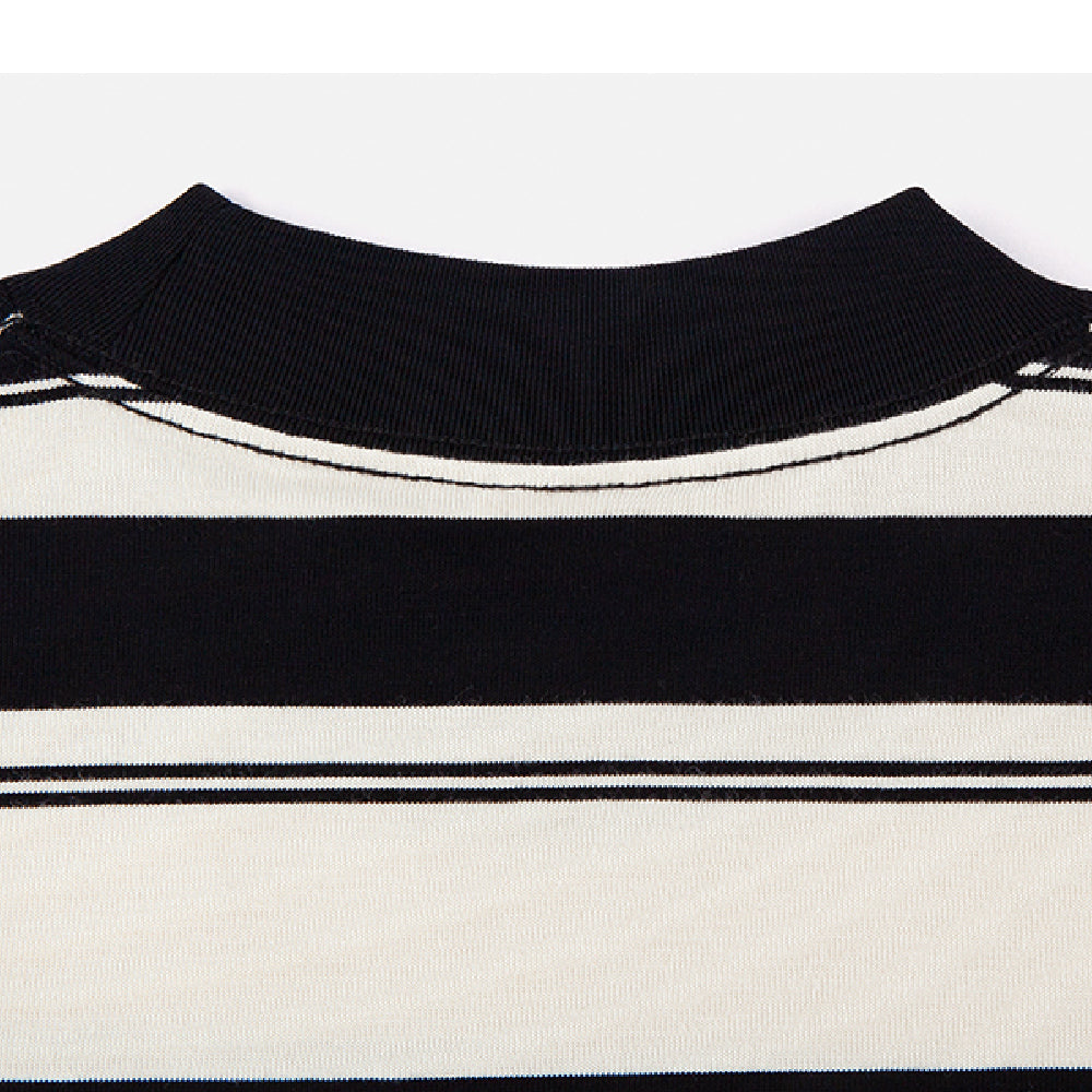 320G Heavyweight Striped Oversized Tee