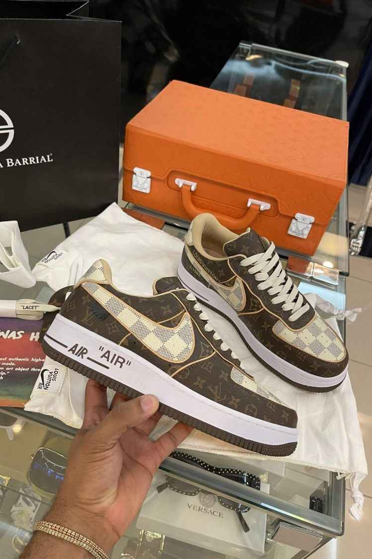 Monogram Air Force 1 Low 07 - Luxury Sneakers