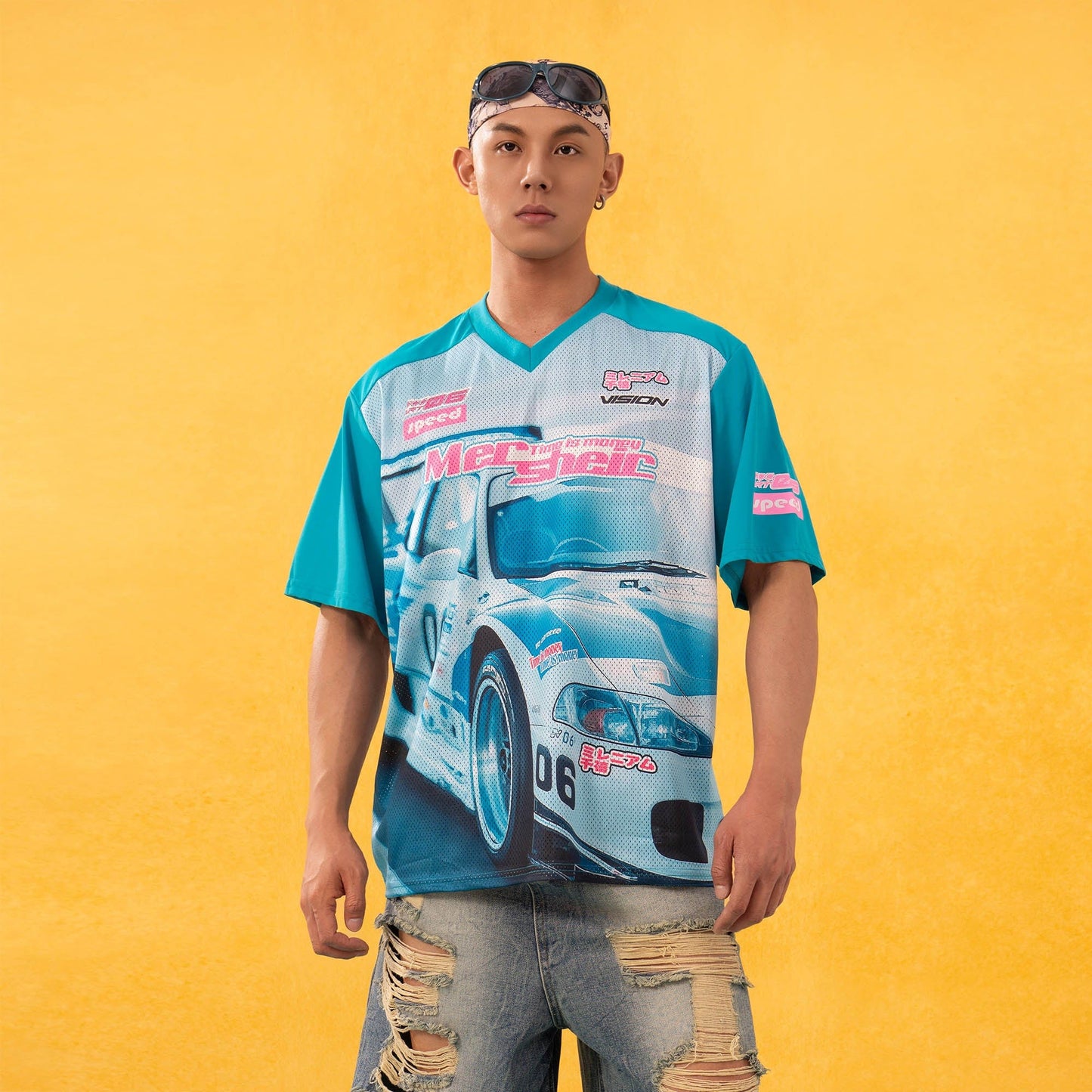 Racing Car Graphic Jersey