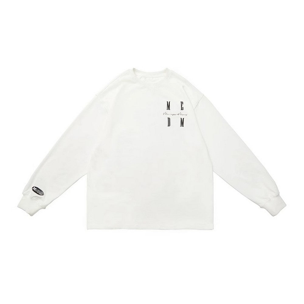 Basic Long Sleeve Tee With Logo