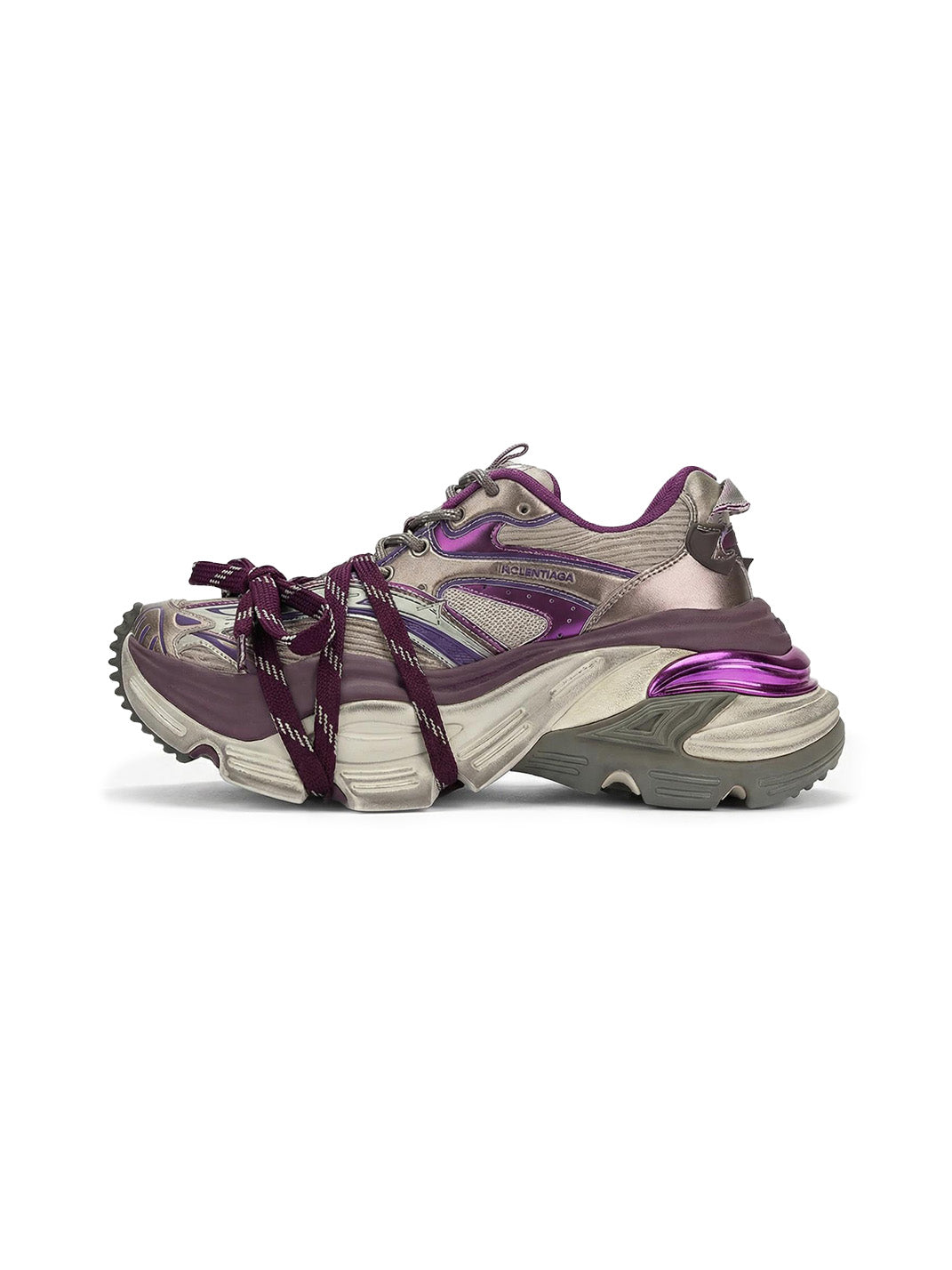 Purple Power Platform Sneakers
