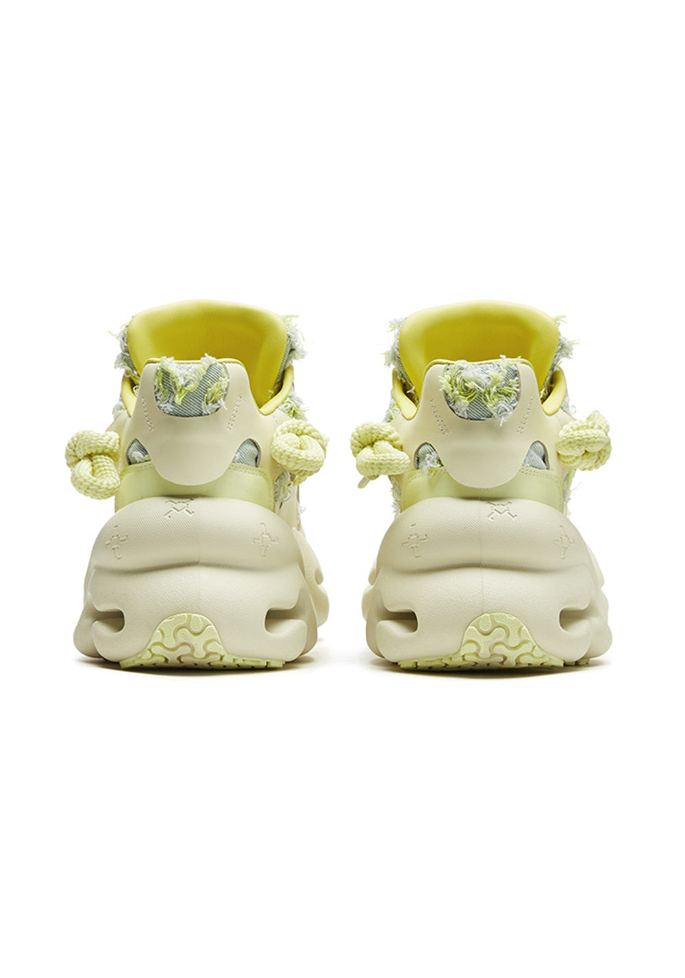 Beige Street-Style Leather Dad Sneakers - Skipkicks