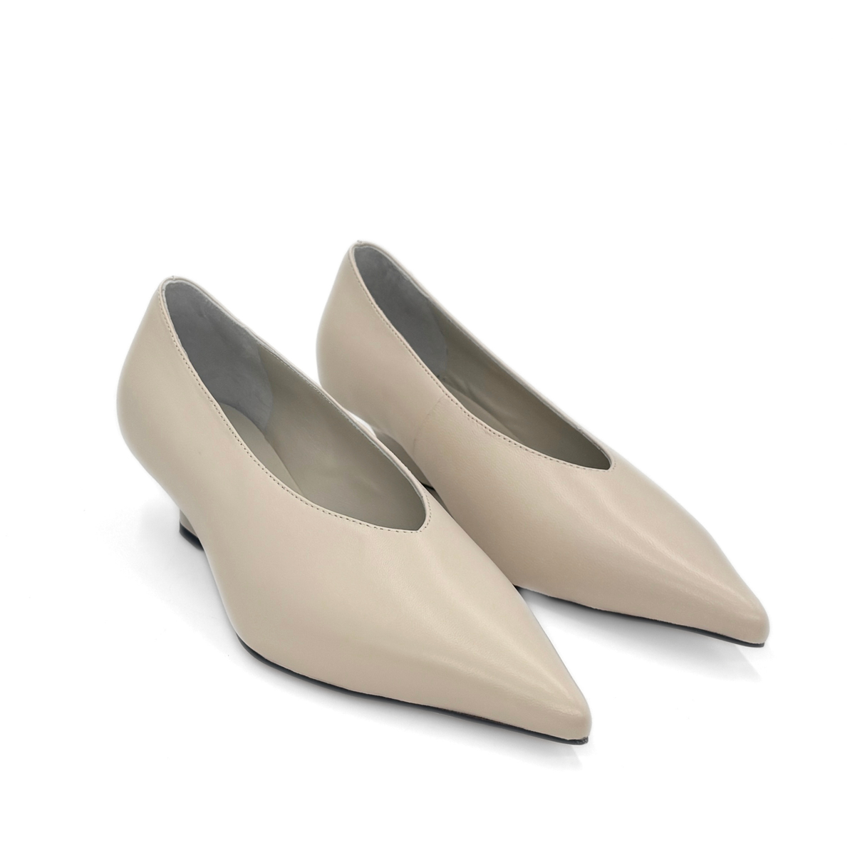 JoJo Leather Wedge Pumps