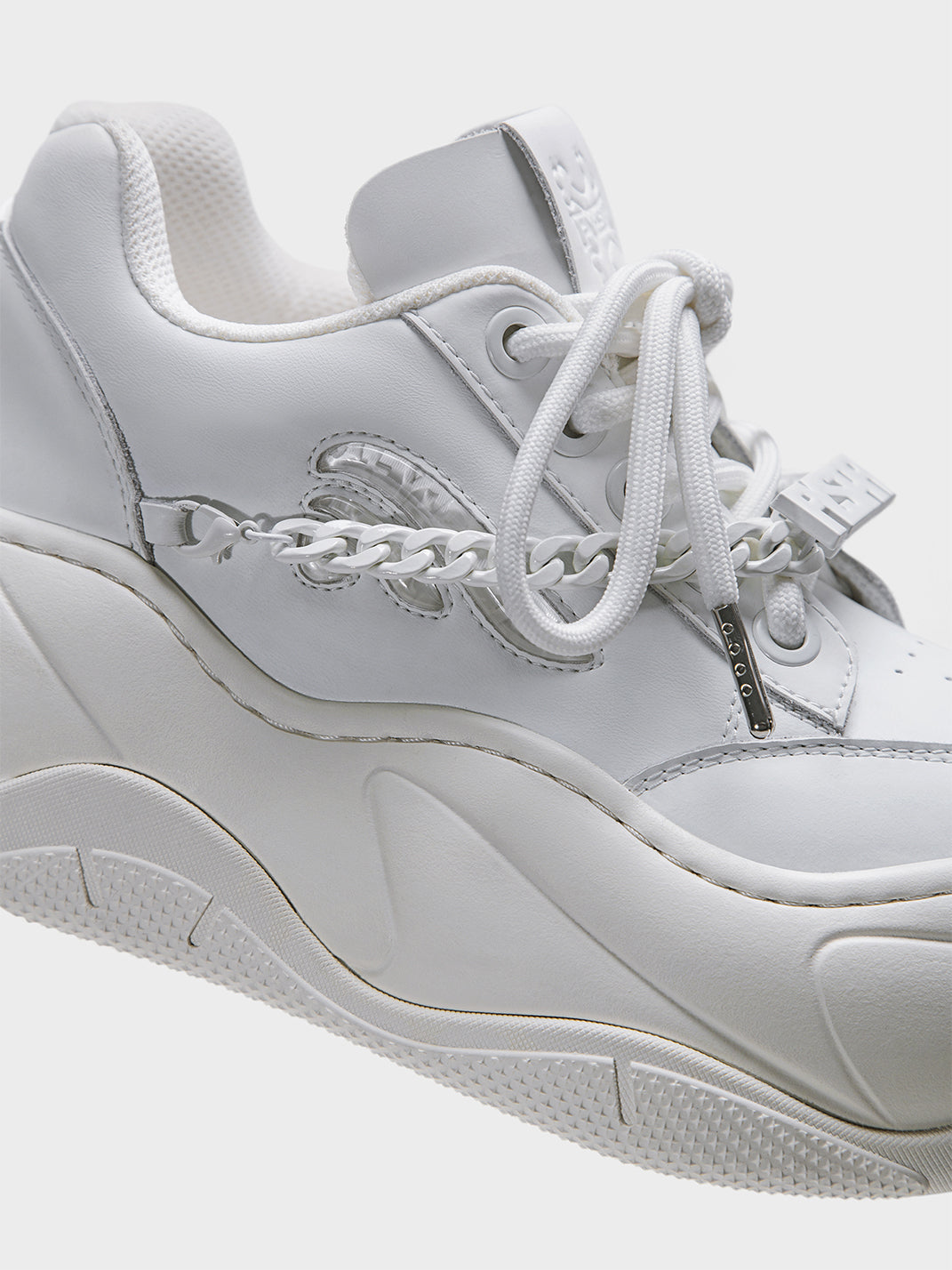 Black WiFi 2.0 Detachable Chain Chunky Sneakers - Skipkicks
