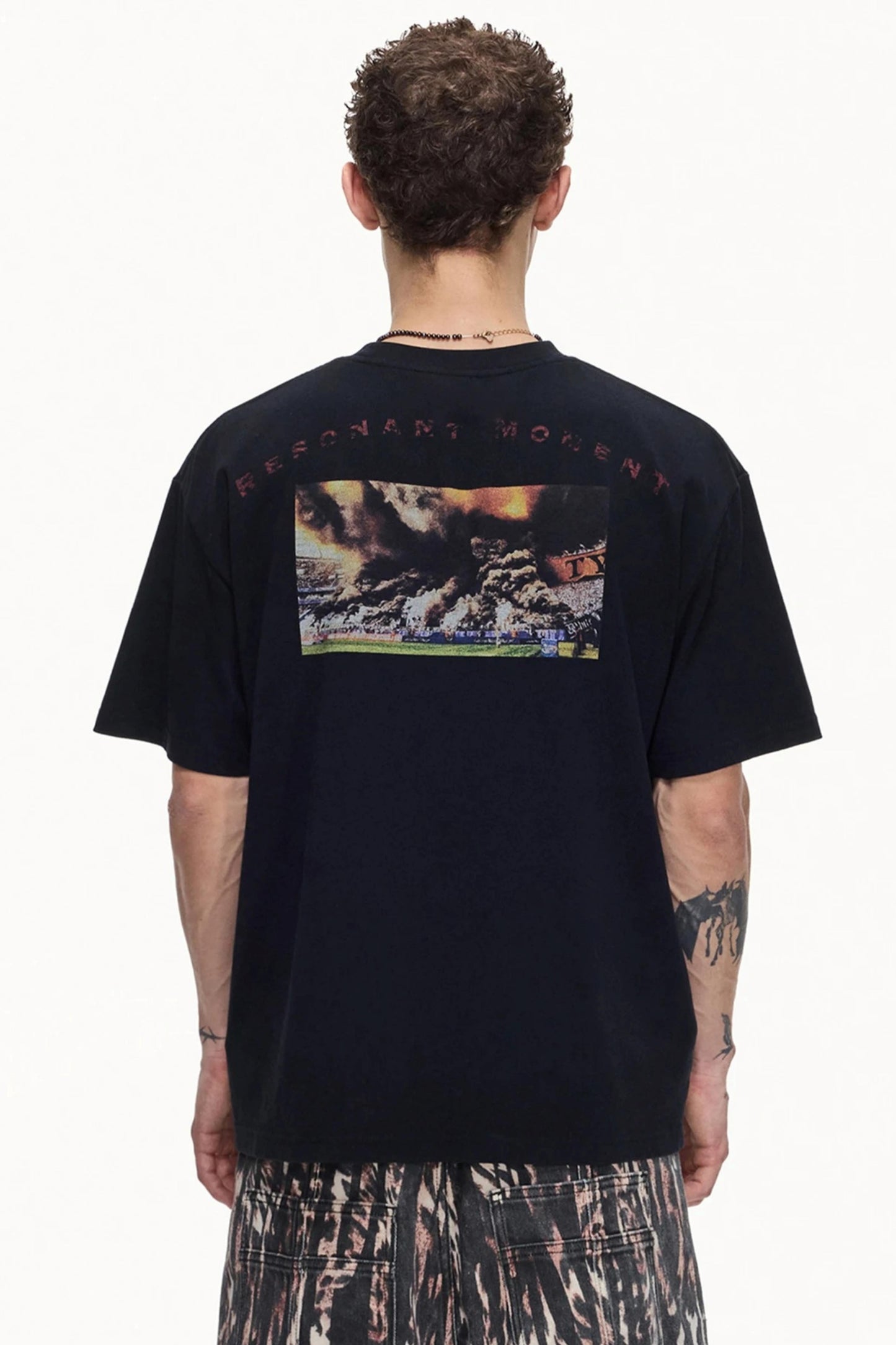Men's Retro Distressed Cotton Tee