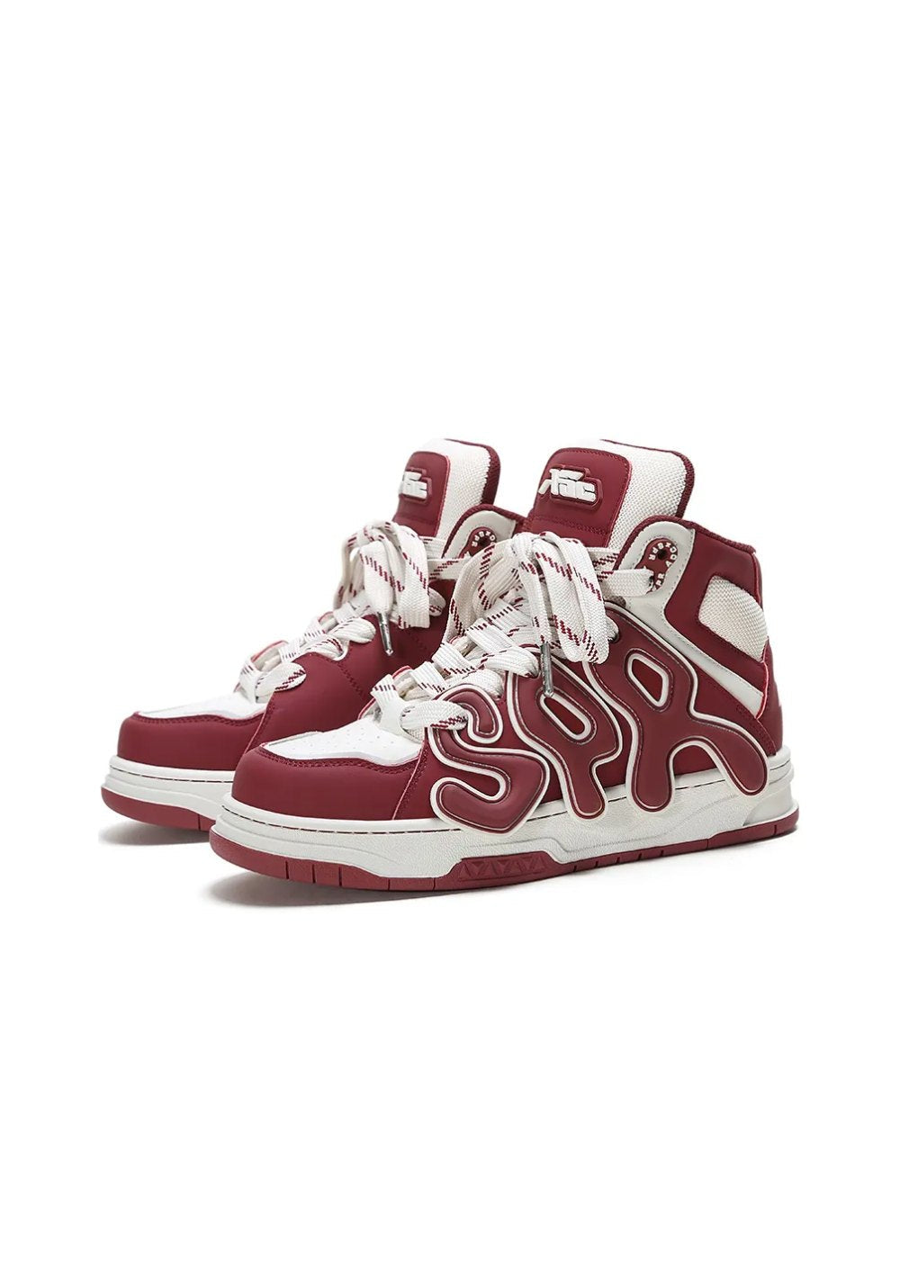 Black Time Gear High-Top Skate Sneakers - Skipkicks