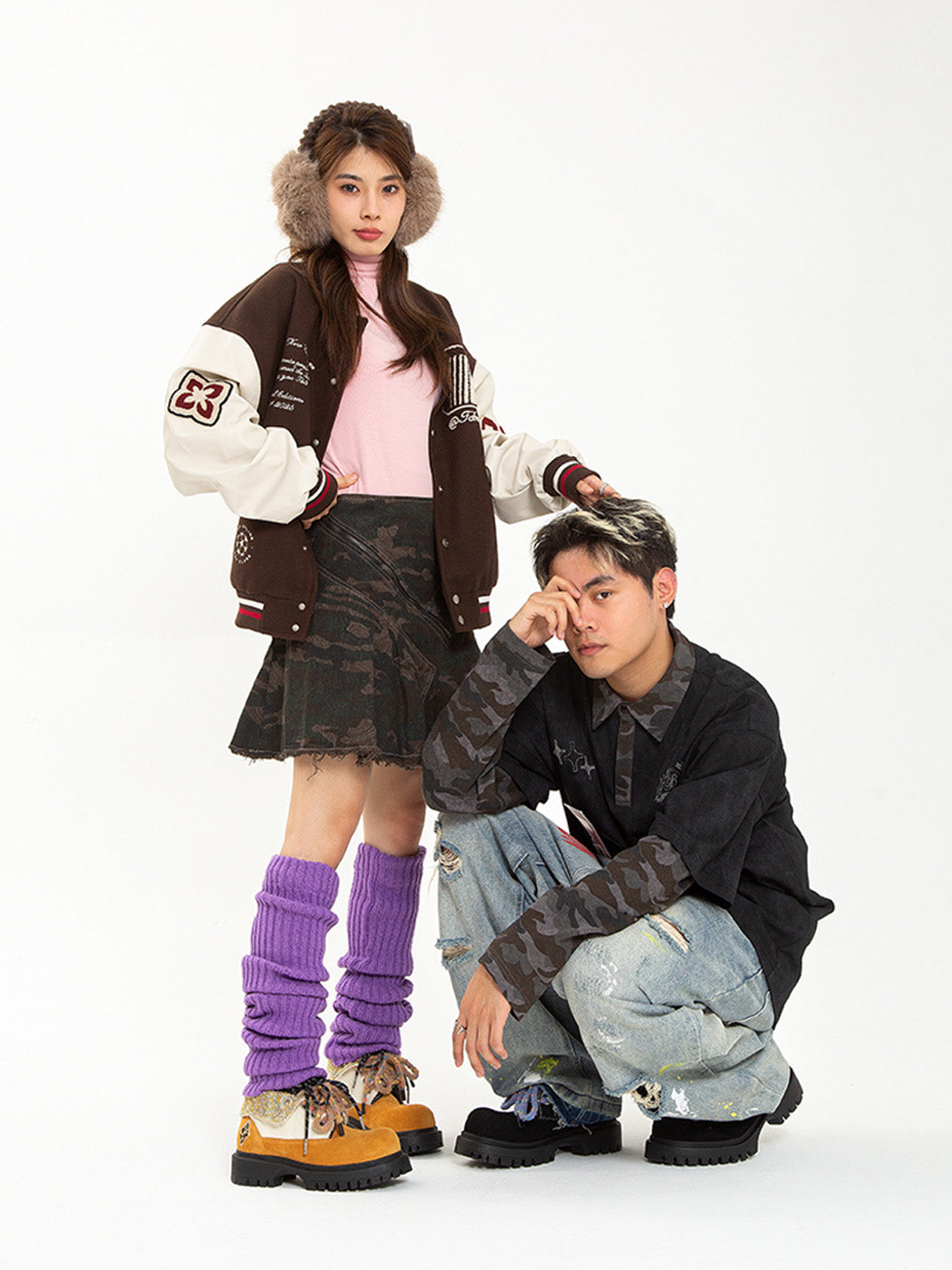Black Stardust Oversized Boots - Skipkicks