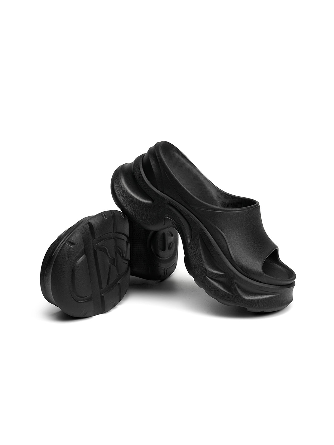 Chunky Platform Slide Sandals - Skipkicks