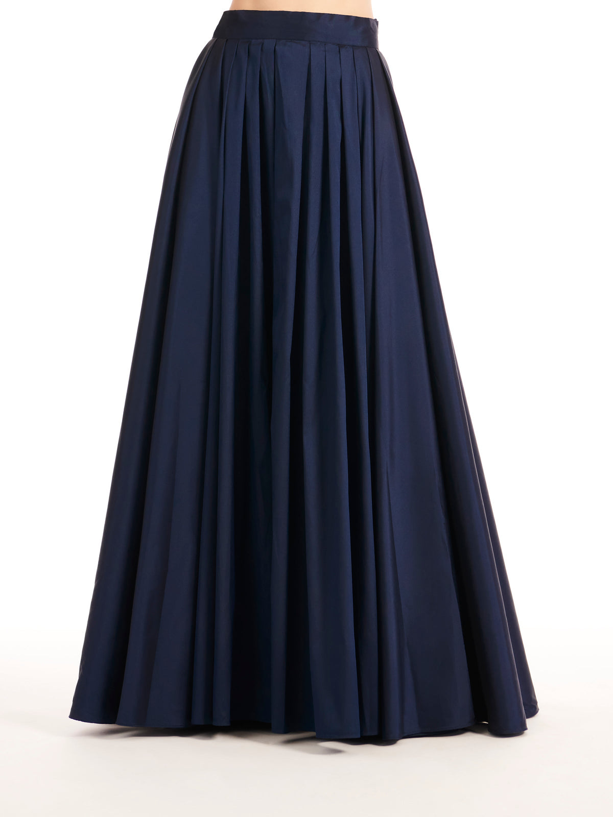 Stretch Sequin 3/4 Sleeve Ballet Neck Top Navy