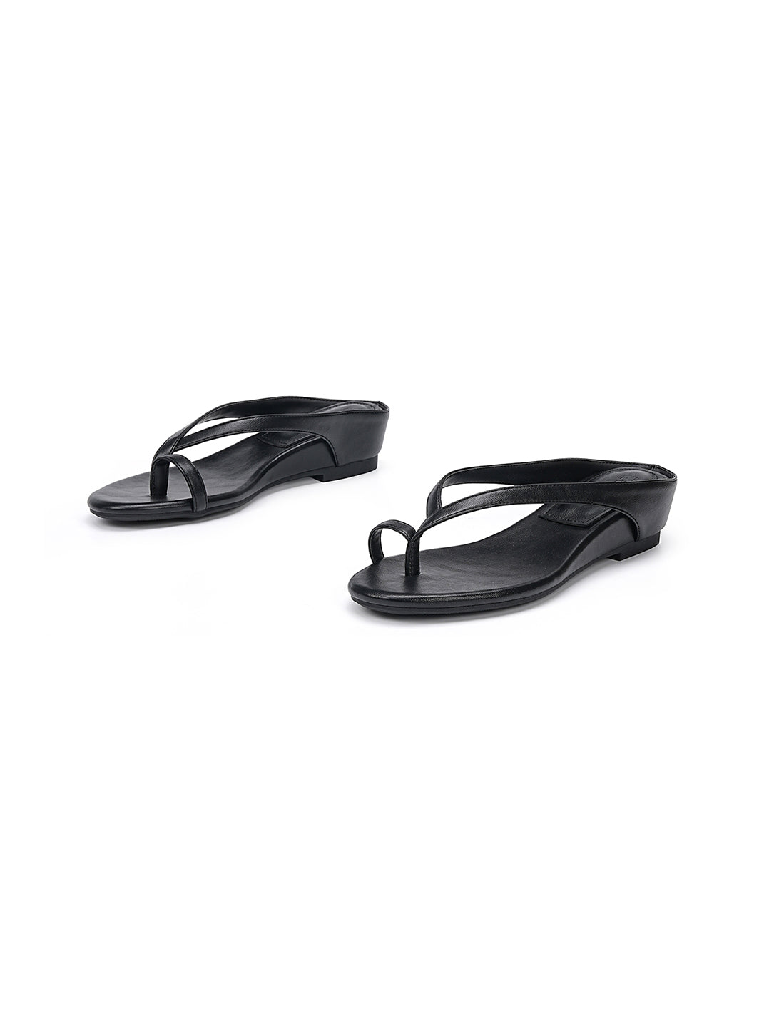 Toe Ring Wedge Flip-Flop Sandals - Skipkicks