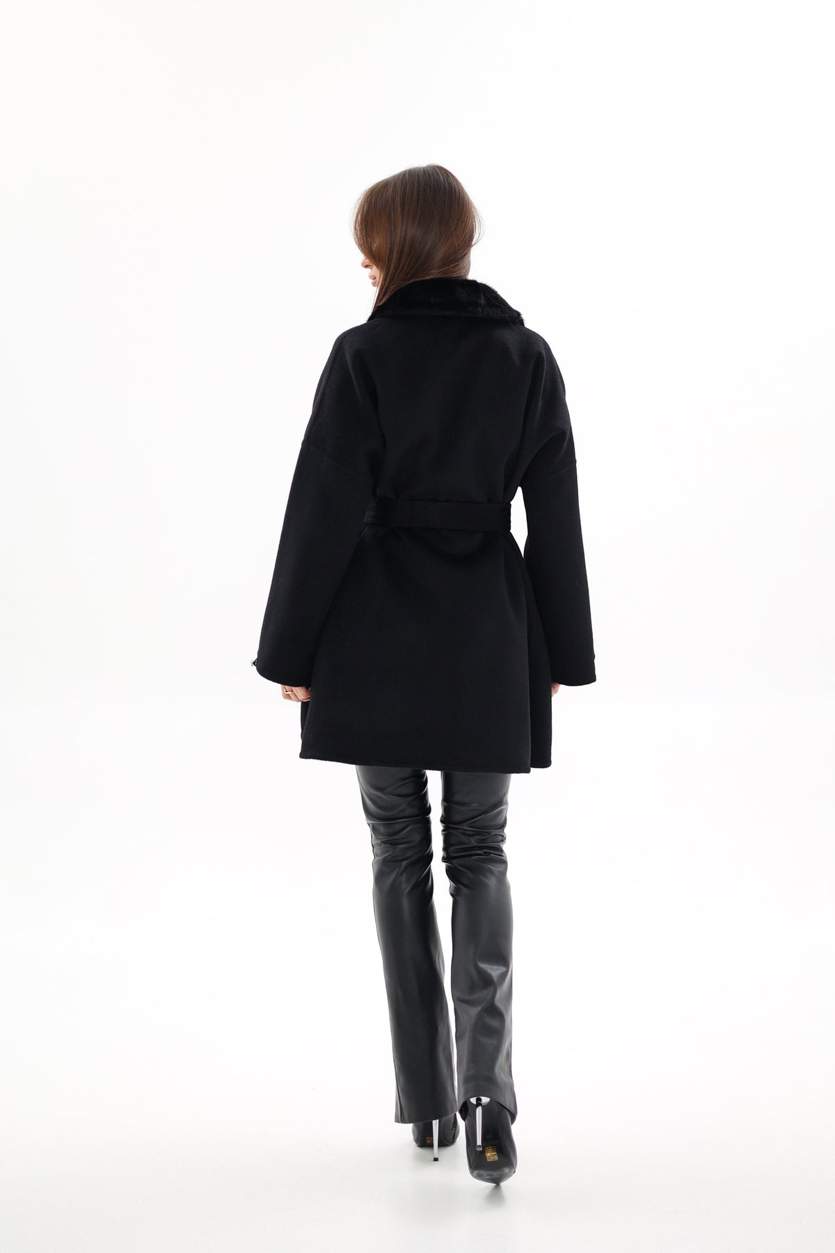 Kopenhagen Fur® Mink Italian Cashmere Wool Coat
