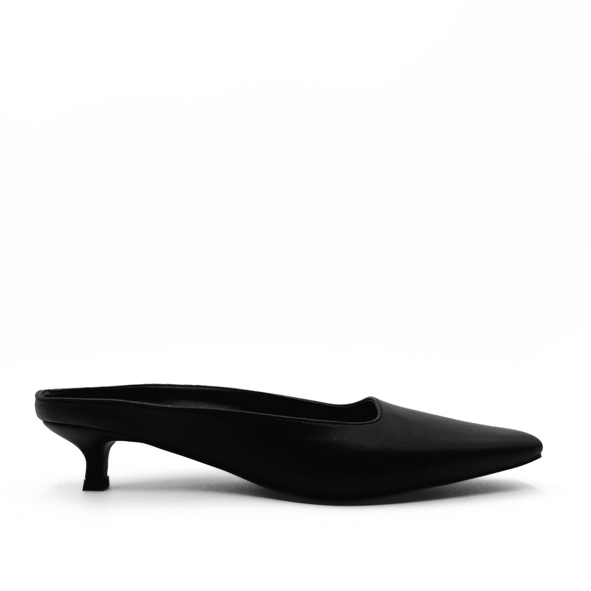 Mona Kitten Heel Mules