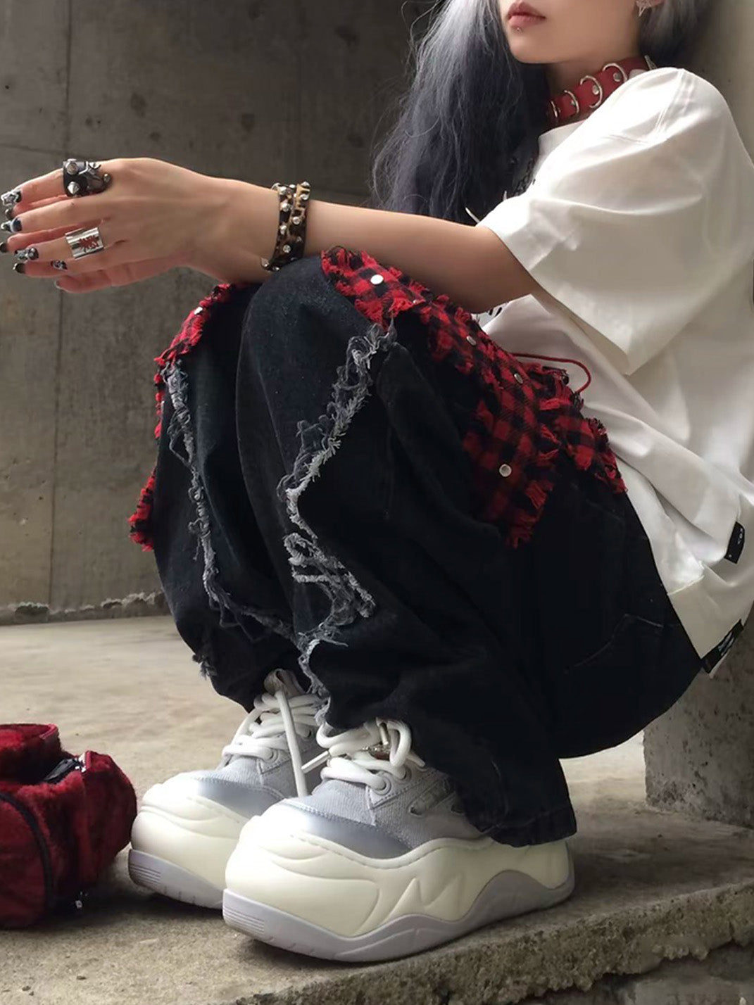 Black WiFi 2.0 Wave Canvas Platform Sneakers - Skipkicks