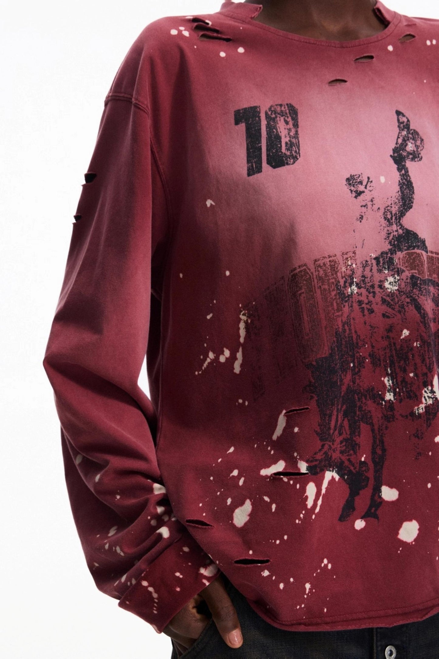 Men's Vintage Ink Long-Sleeve T-Shirt