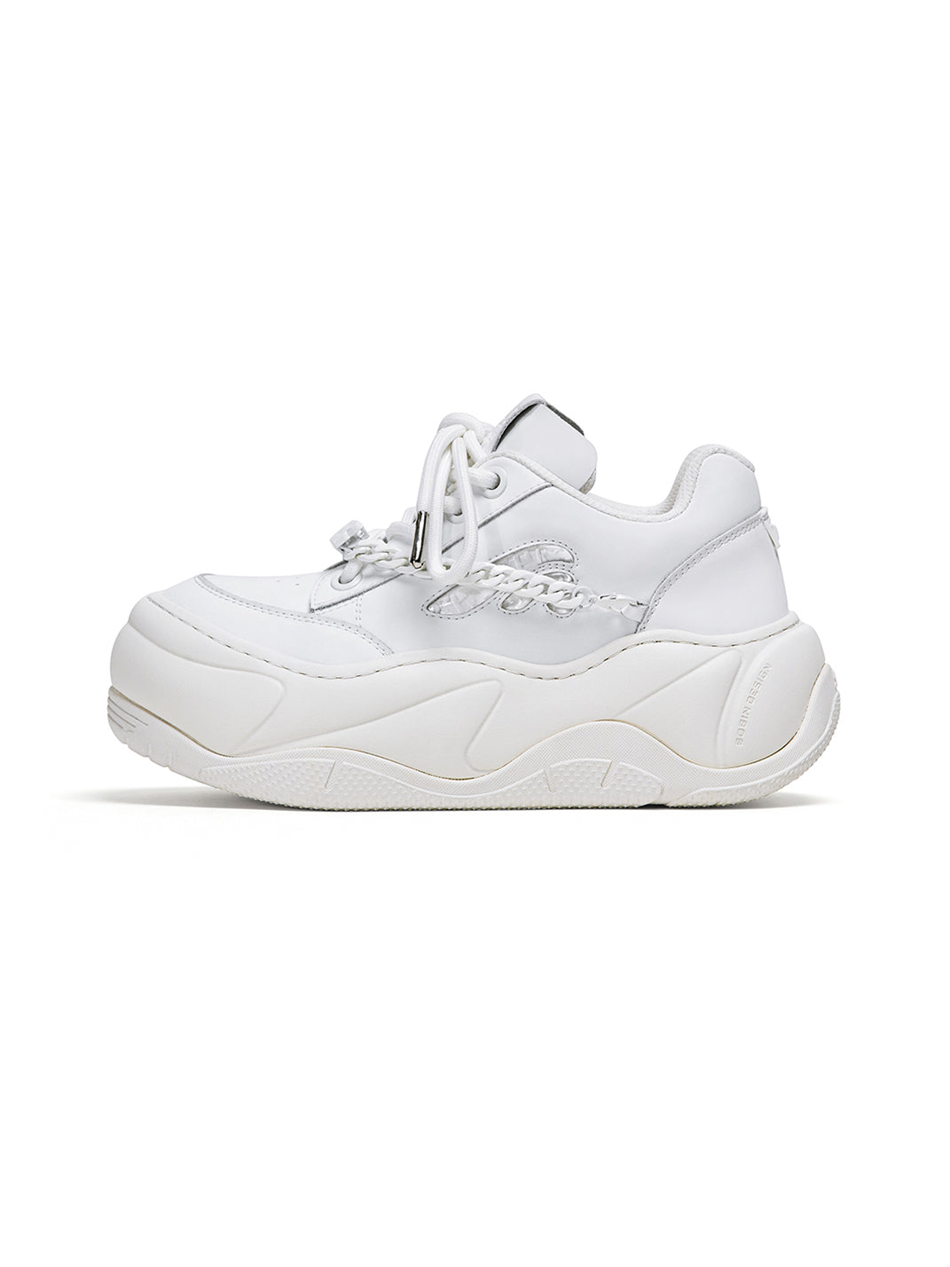 Black WiFi 2.0 Detachable Chain Chunky Sneakers - Skipkicks