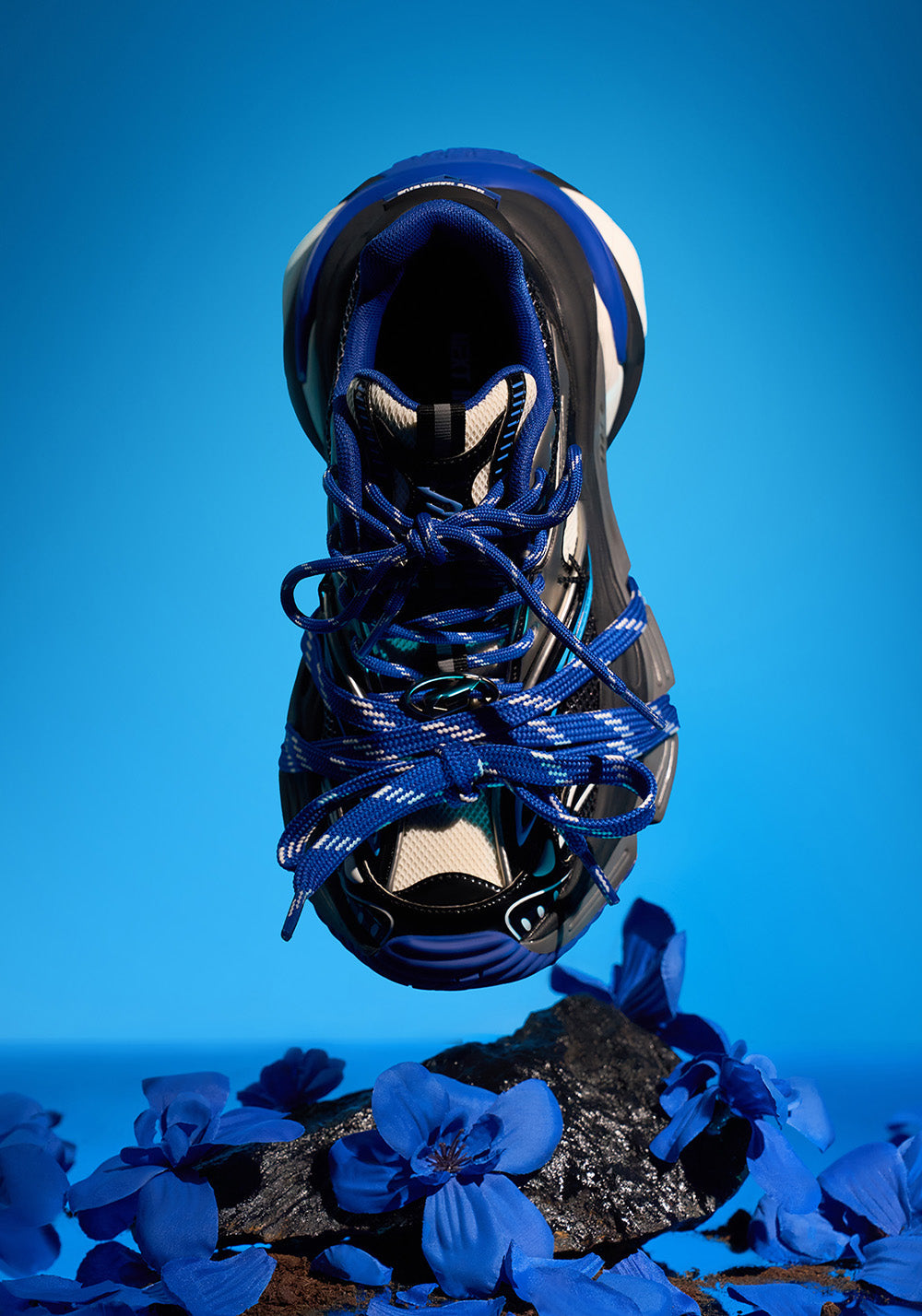 Blue Power Platform Sneakers