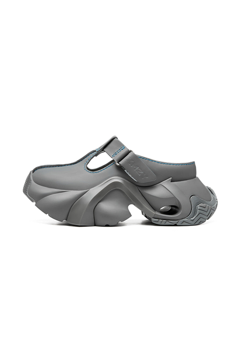 Black Platform Closed-Toe Slides - Skipkicks