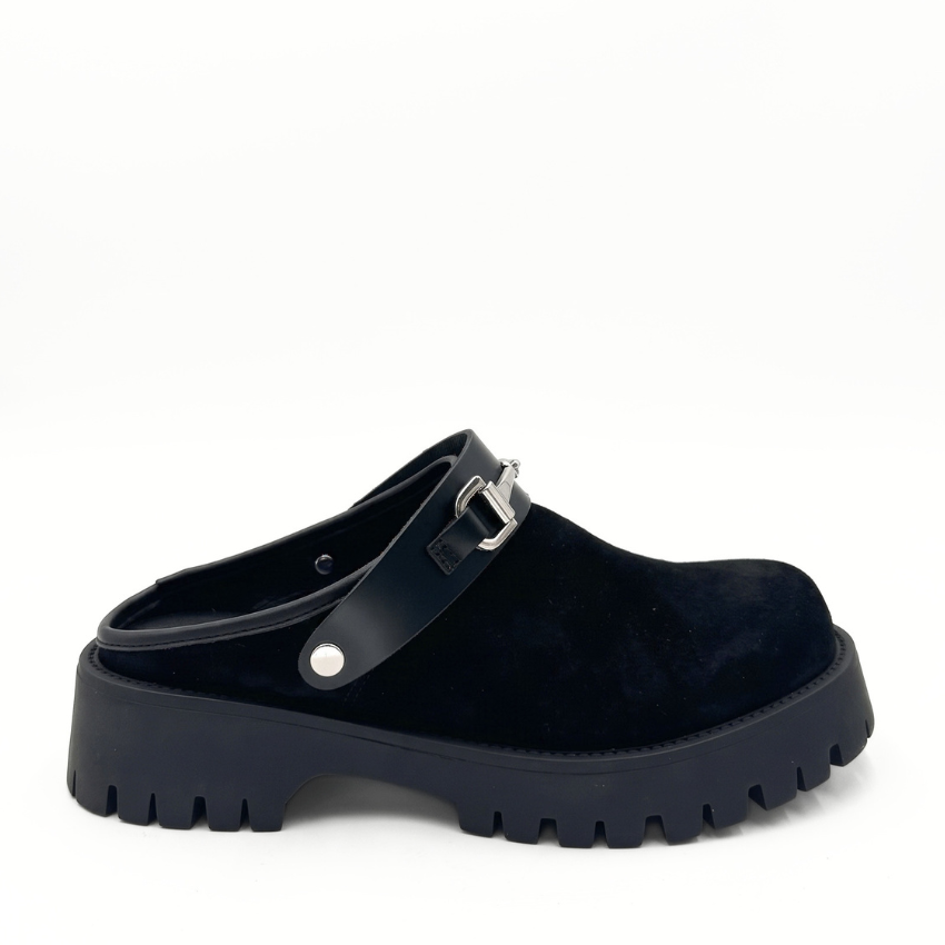 Davos Horsebit Platform Clogs