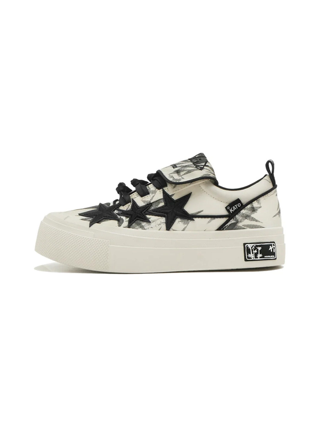 Bamboo Star Canvas Sneakers - Skipkicks