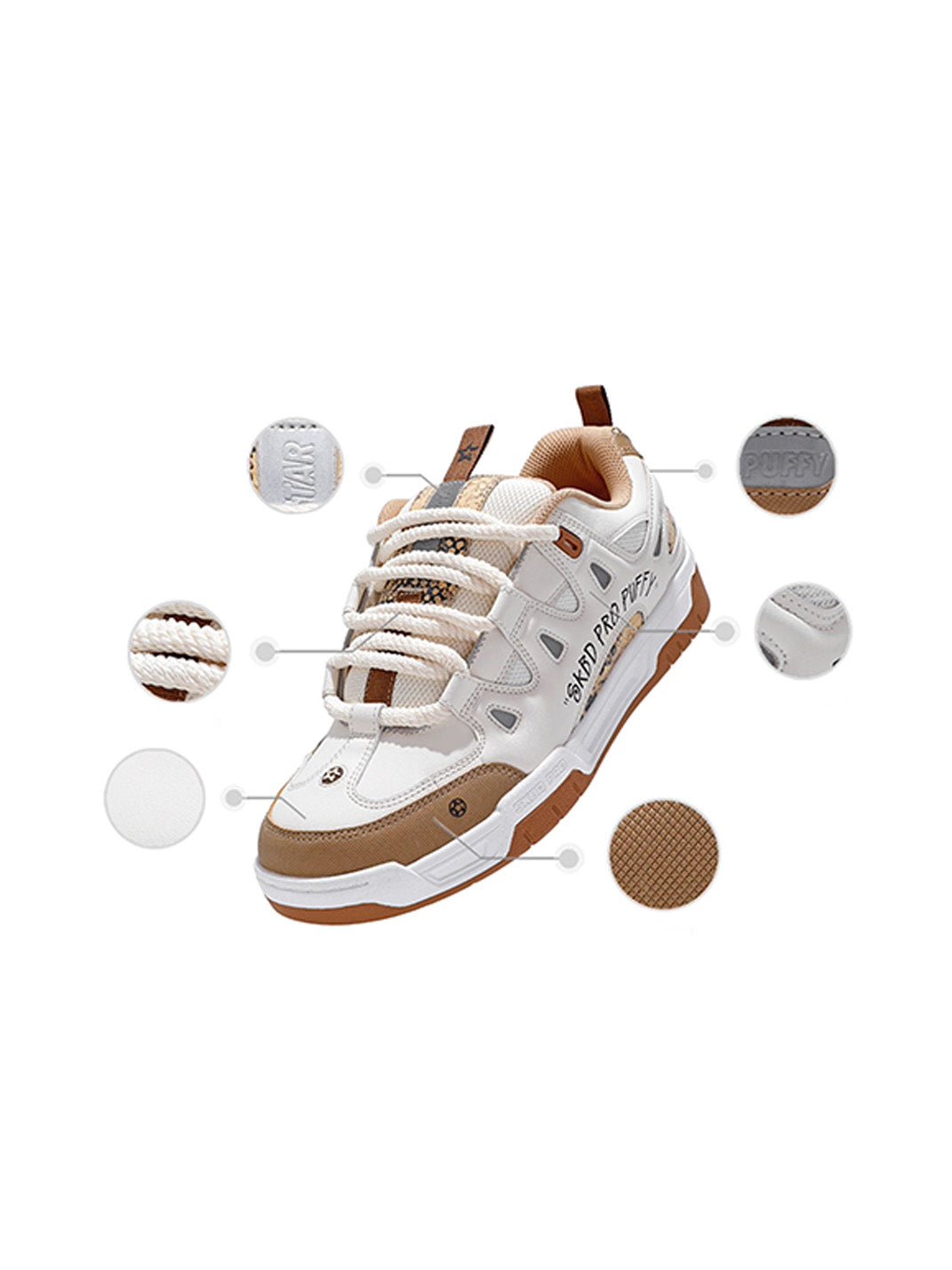 Retro High-Top Chunky Platform Sneakers - Skipkicks