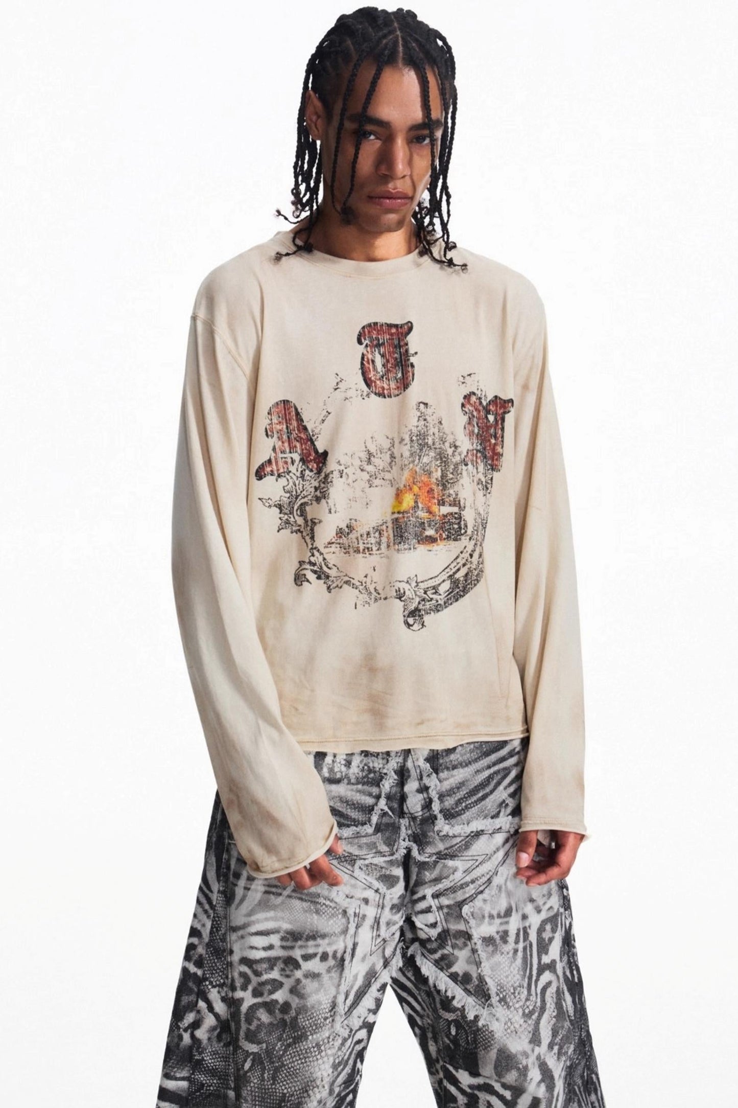 Men's Vintage Crew Neck T-Shirt