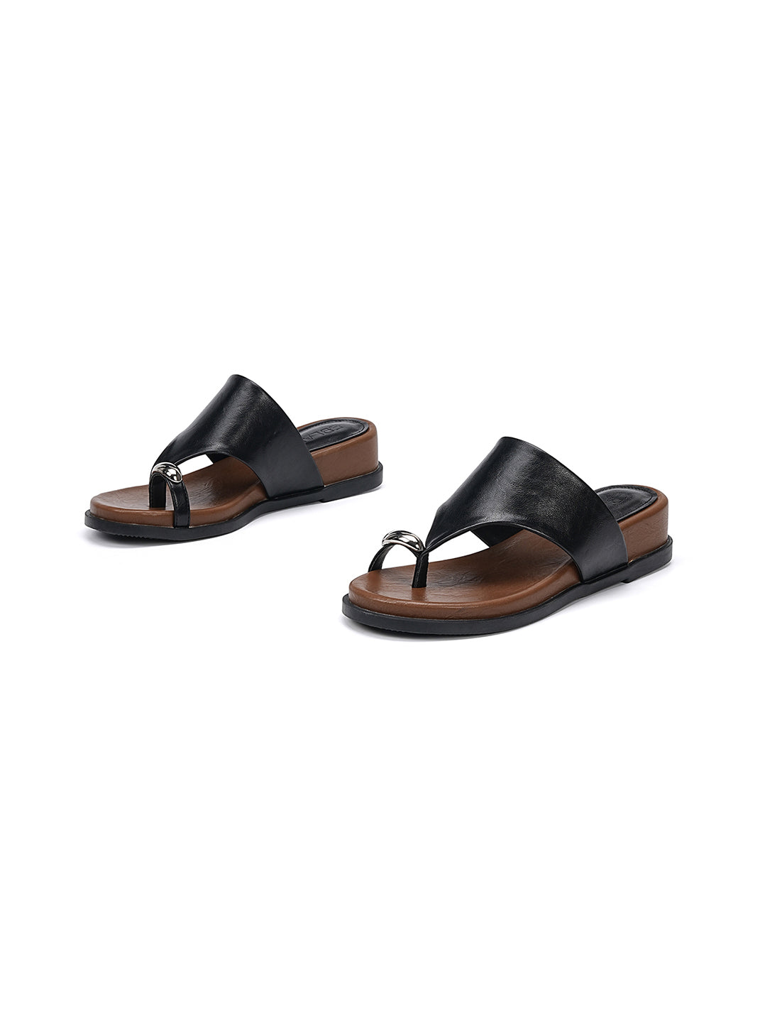 Toe Ring Platform Slide Sandals - Skipkicks