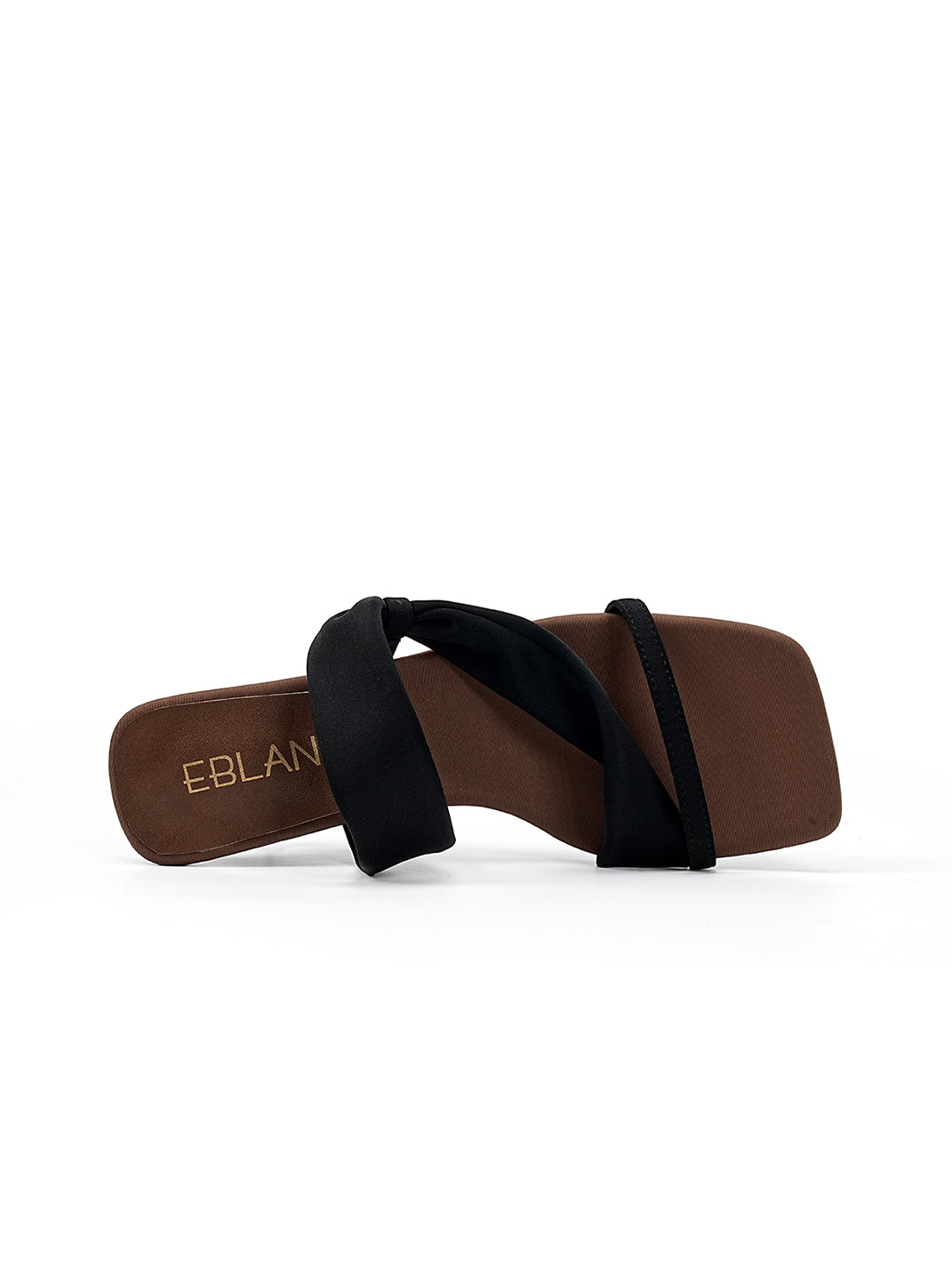 Toe-Loop Asymmetric Strap Sandals With Sculptural Heel - Skipkicks