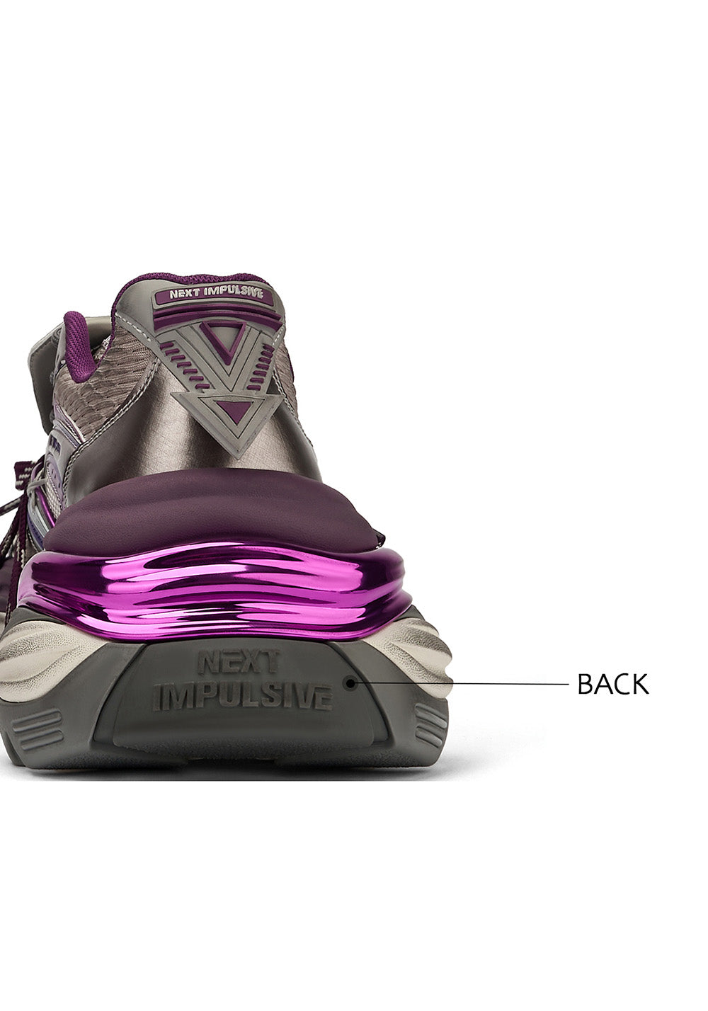 Purple Power Platform Sneakers