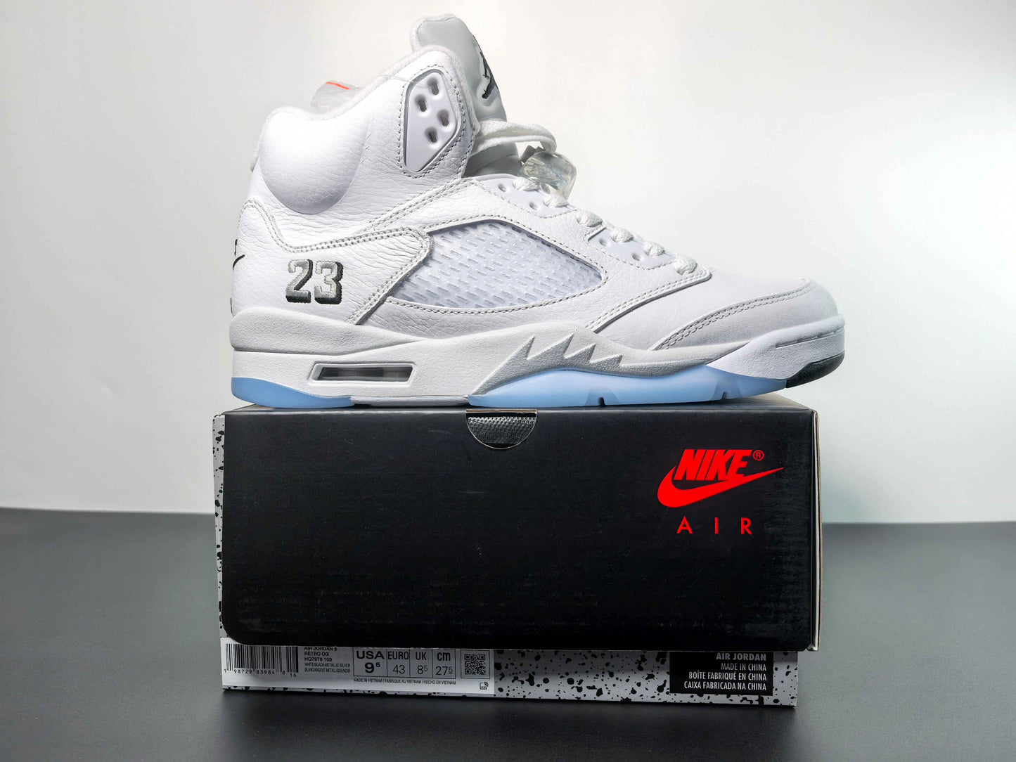 Air Jordan 5 OG White Metallic