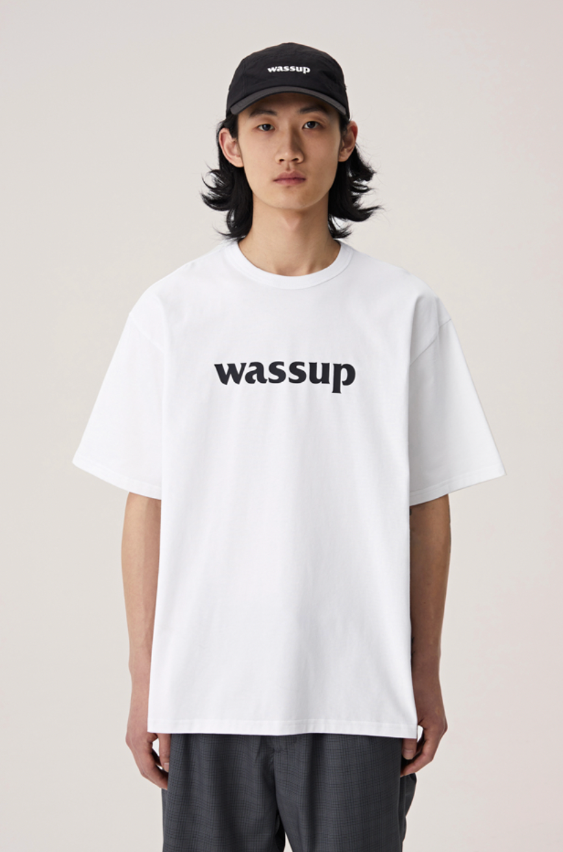 Bold Big Logo Print Basic Tee