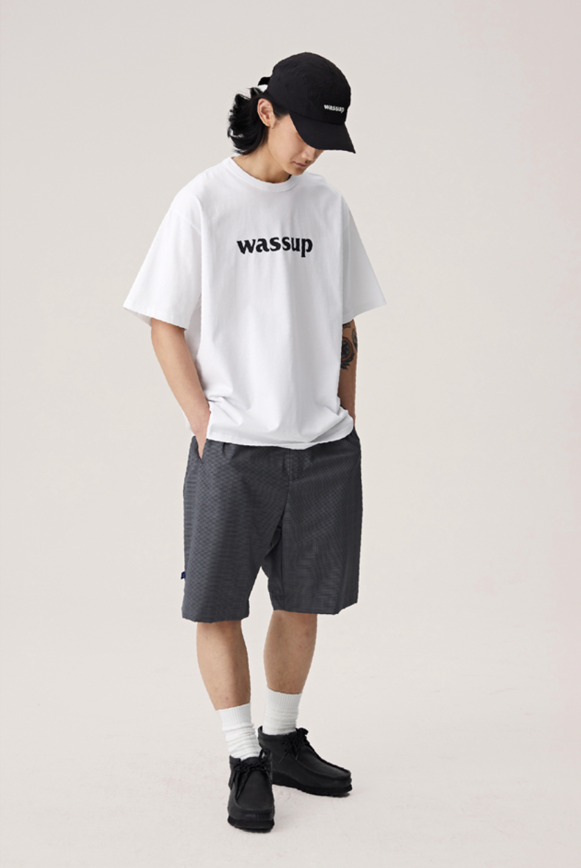 Bold Big Logo Print Basic Tee