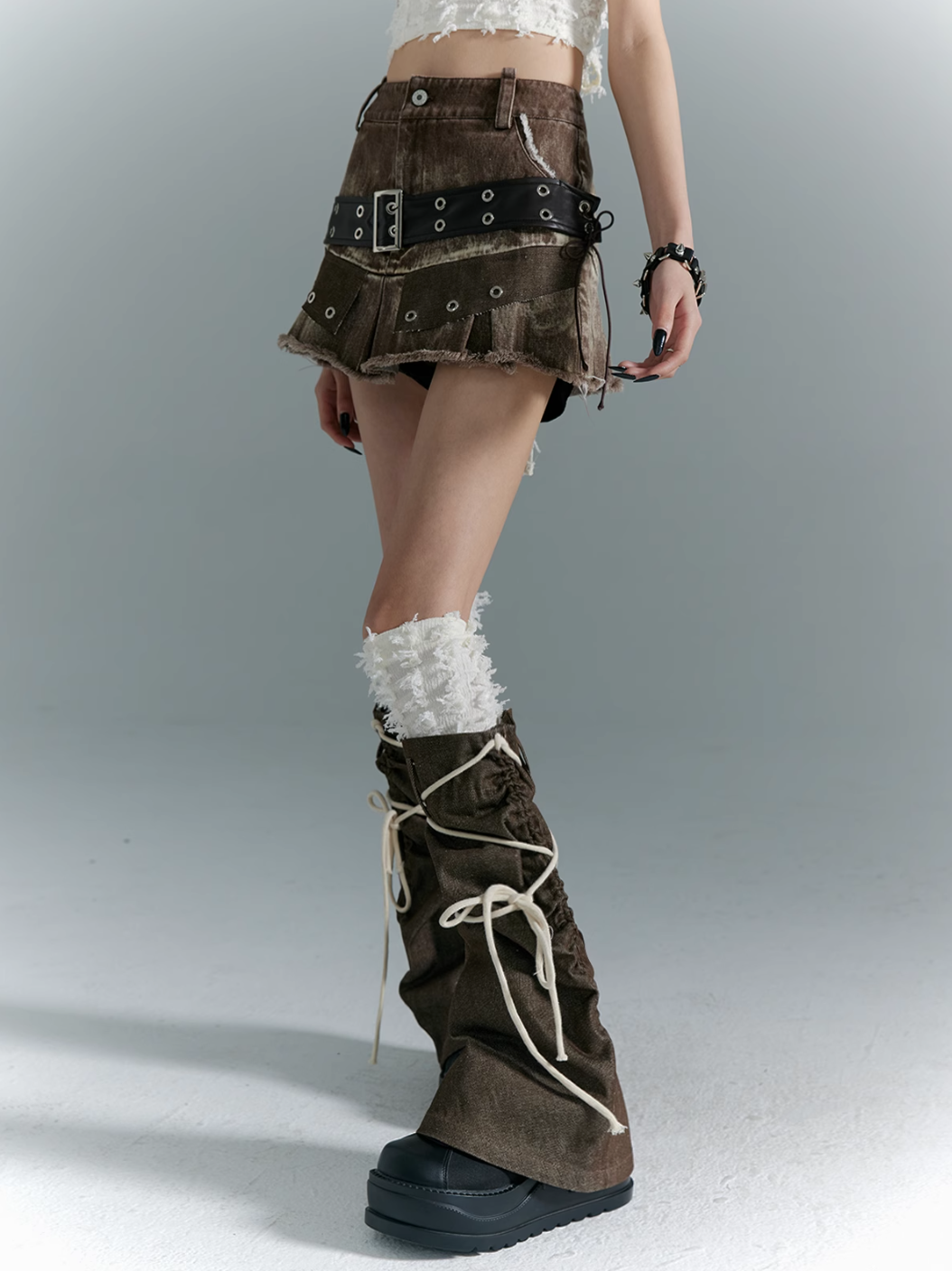 Frustration Garden Gothic Punk Cargo Shorts