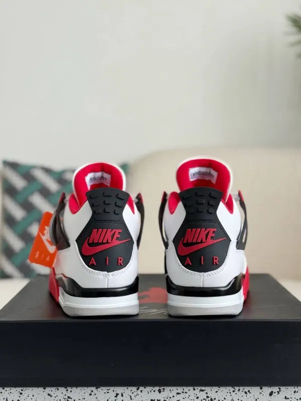 Air Jordan 4 Retro Sneakers – Fire Red Edition
