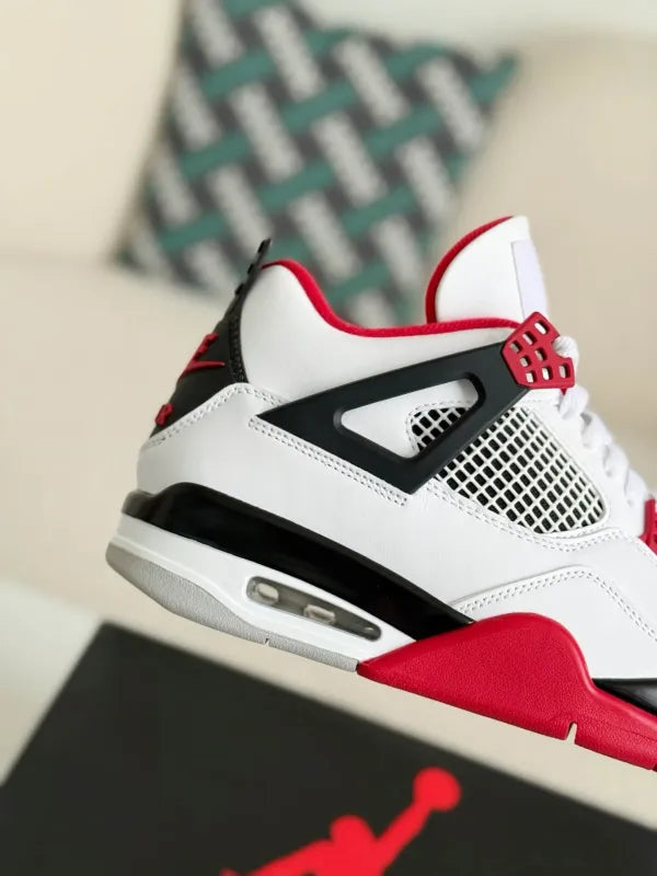 Air Jordan 4 Retro Sneakers – Fire Red Edition