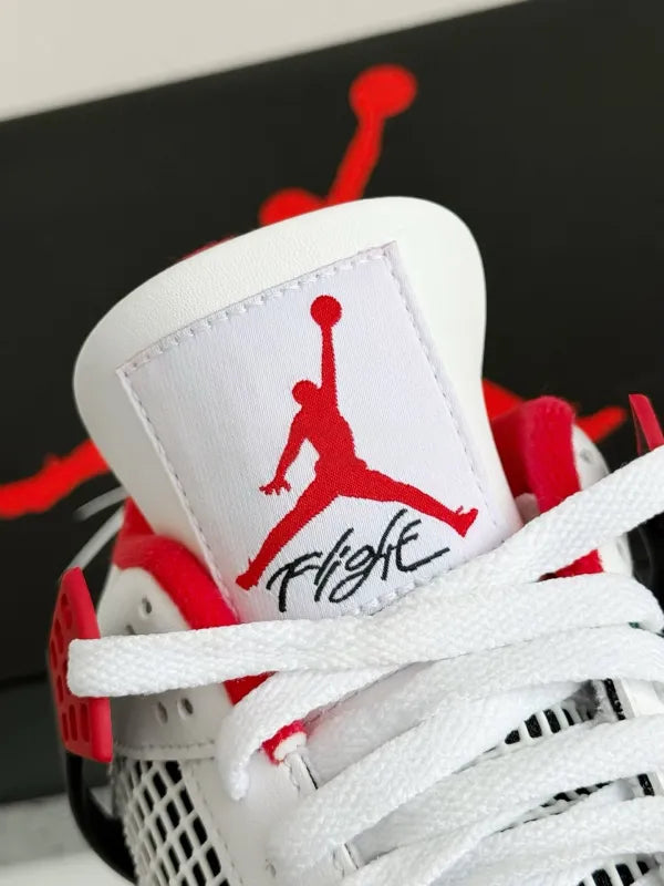 Air Jordan 4 Retro Sneakers – Fire Red Edition
