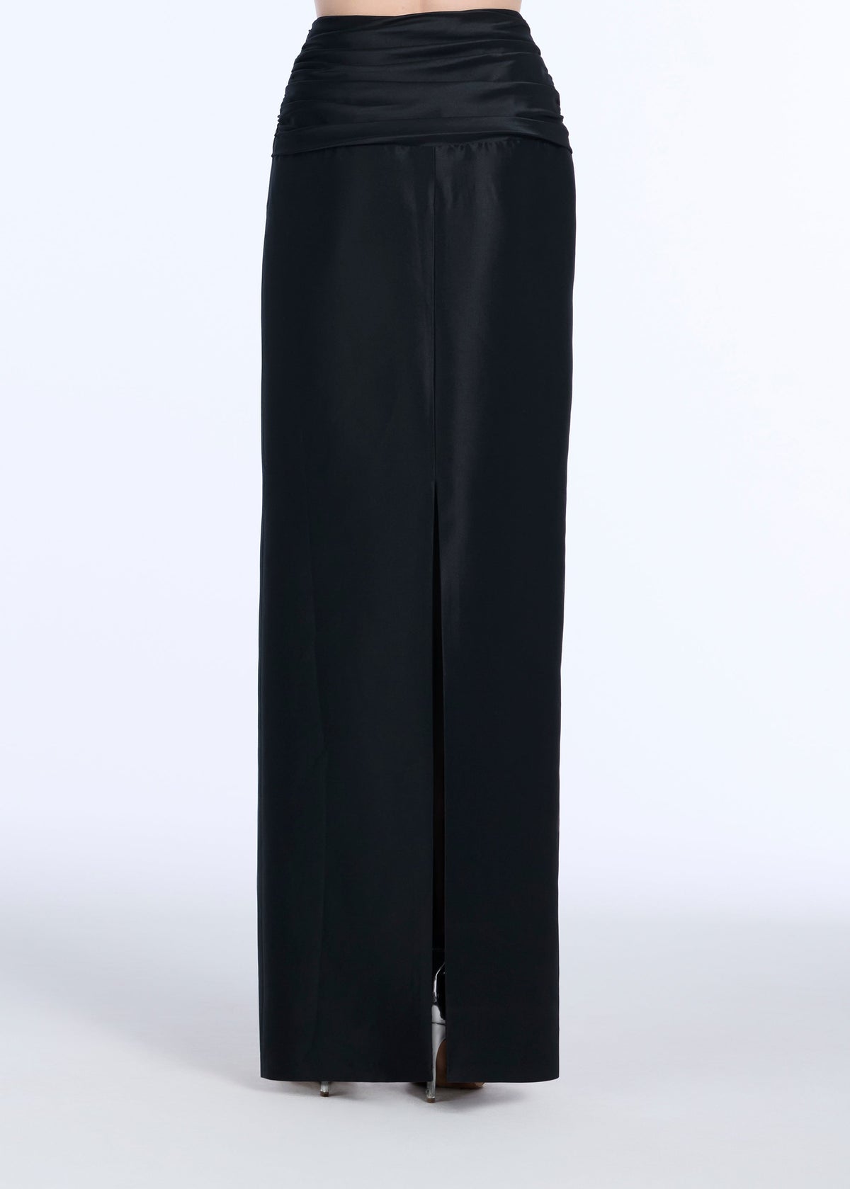 Bias Faille Tuxedo Skirt