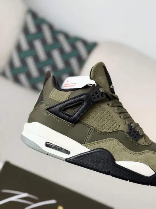 Air Jordan 4 Retro Sneakers - Elevate Your Style with Medium Olive