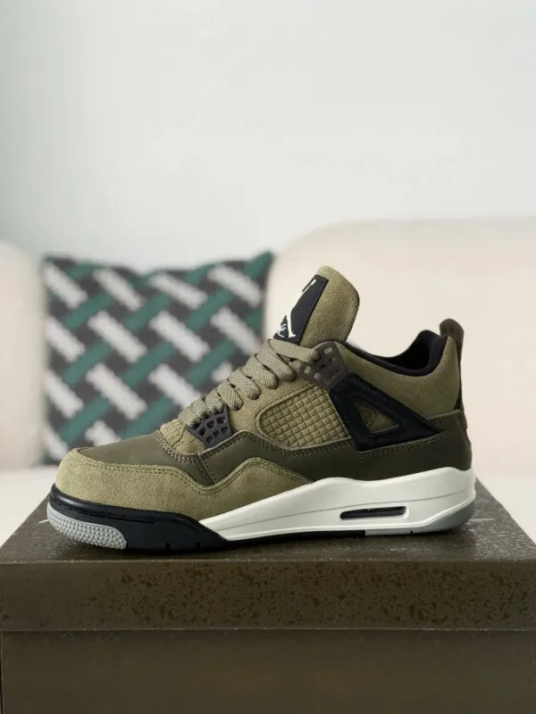 Air Jordan 4 Retro Sneakers - Elevate Your Style with Medium Olive