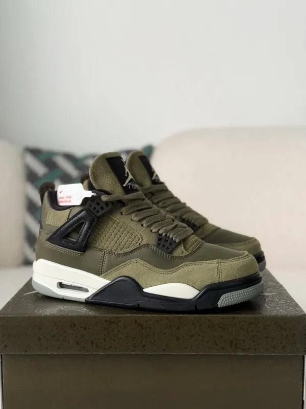 Air Jordan 4 Retro Sneakers - Elevate Your Style with Medium Olive