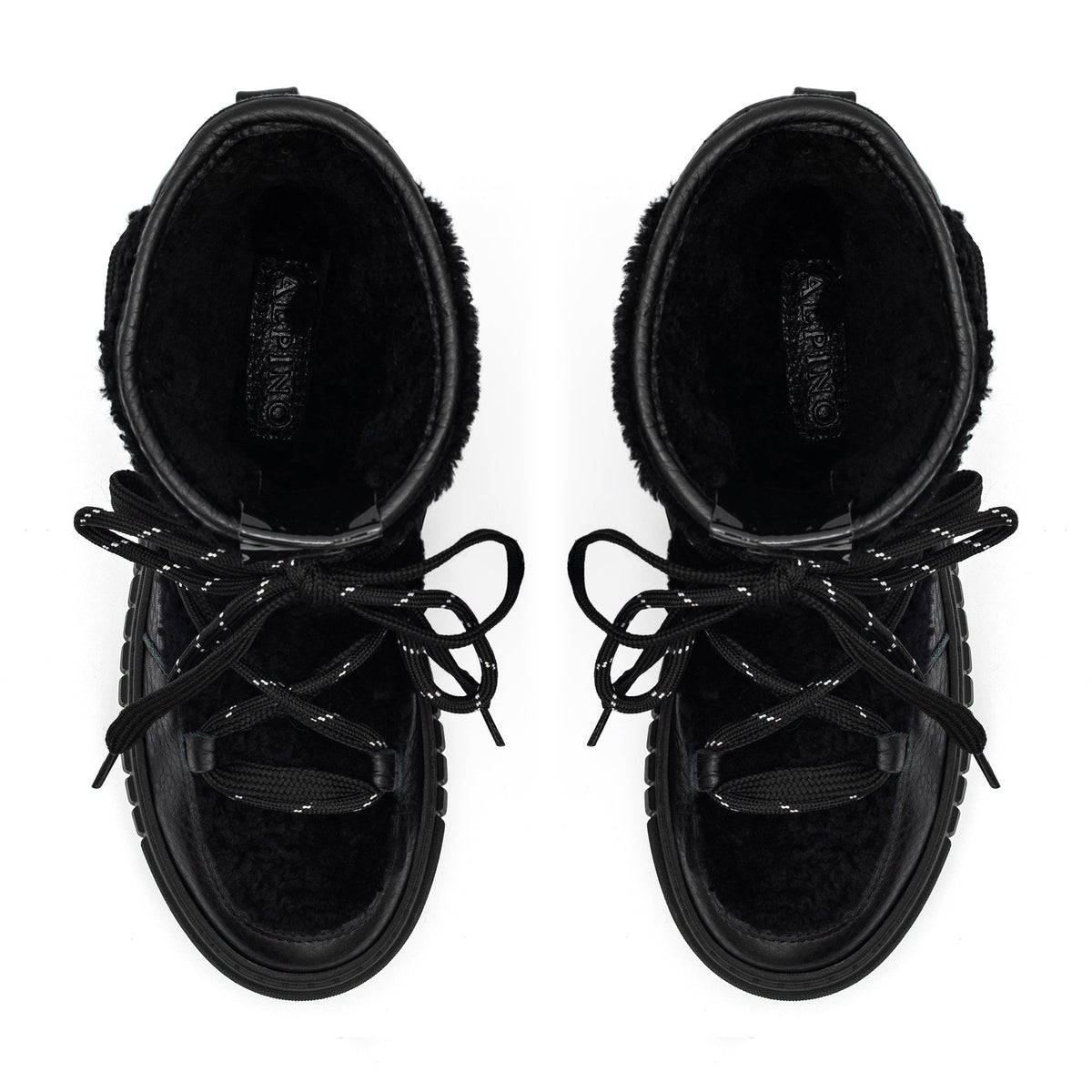 Noir Urban Shearling Boot