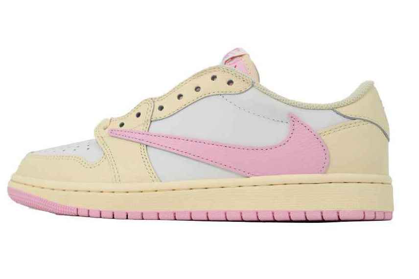 Travis Scott x Air Jordan 1 Low Soft Powder Pouring