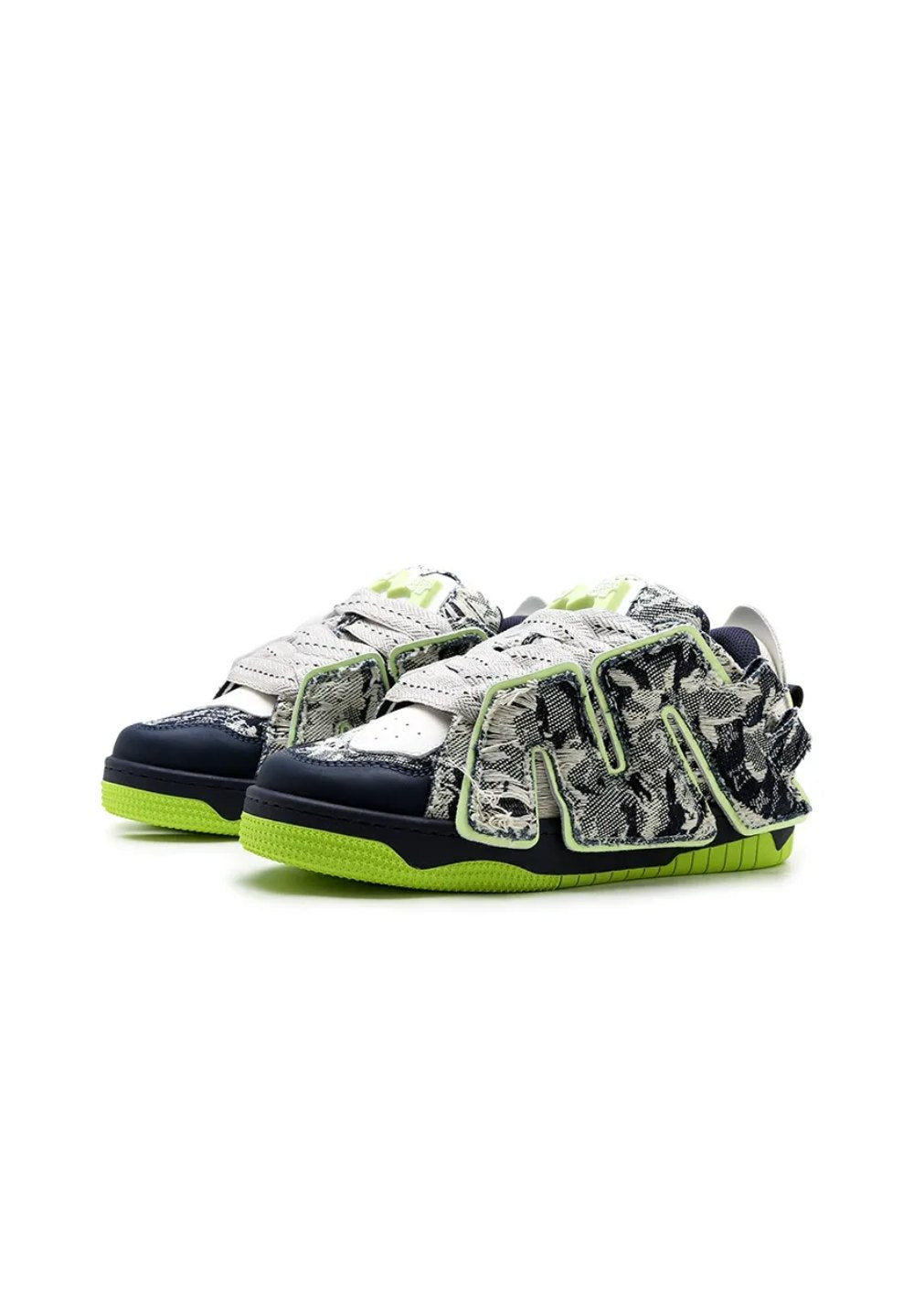 Blue Whirlwind Duotone Skate Sneakers - Skipkicks
