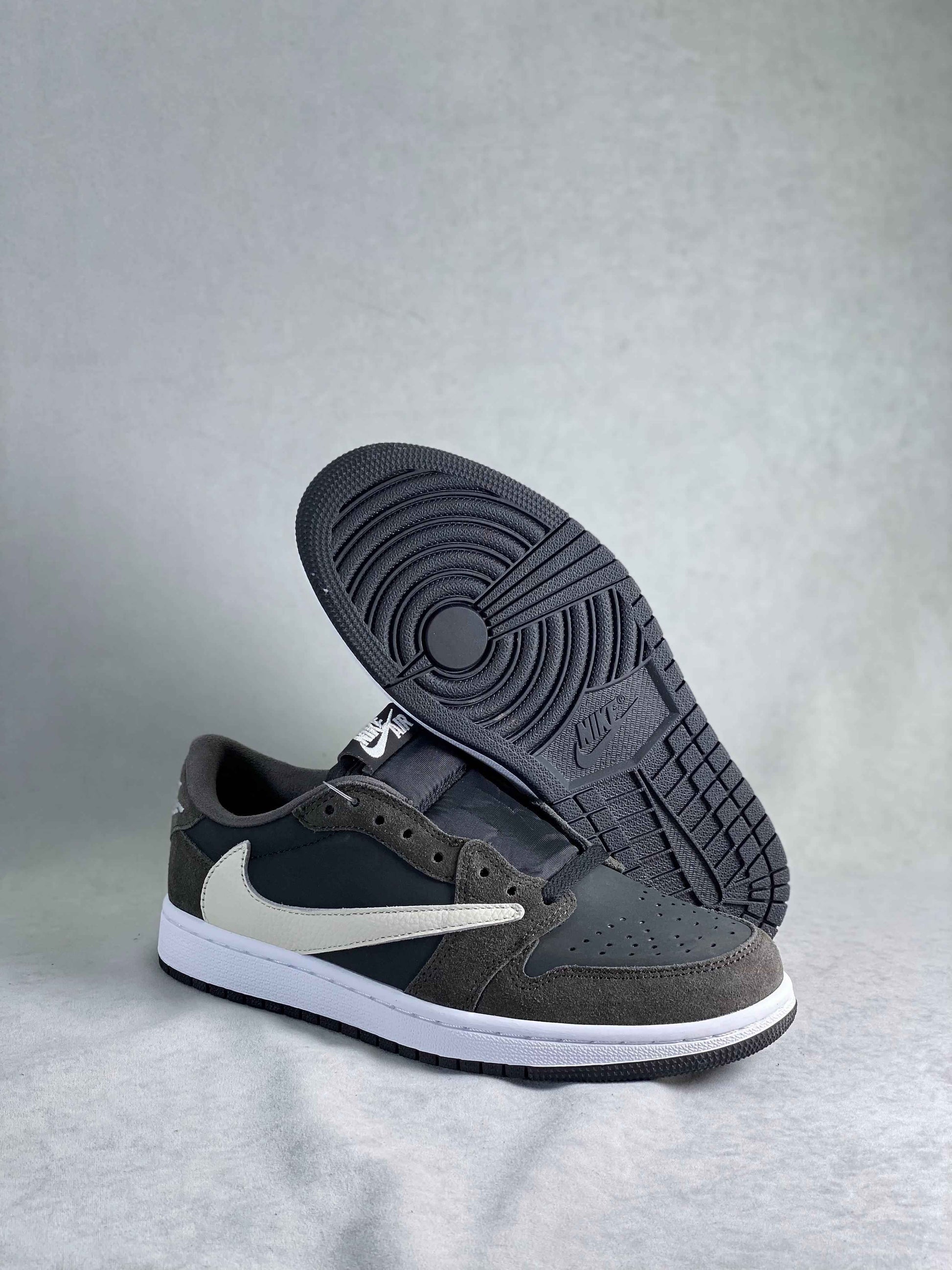 Custom Air Jordan 1 Low Travis Scott x Fragment CQ4277 003 Sneakers