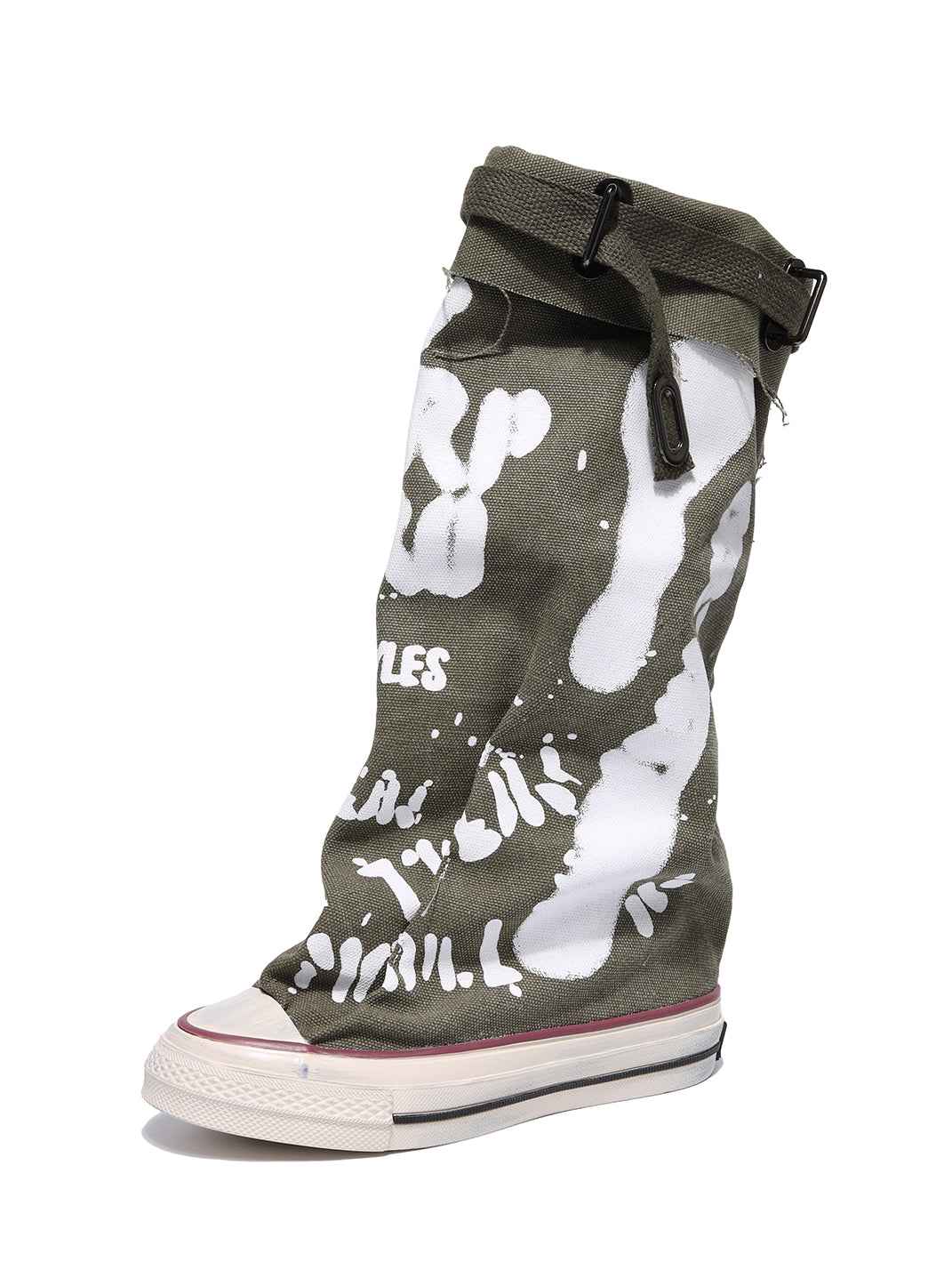 Desert Chunky Platform Lace-Up Tall Boots