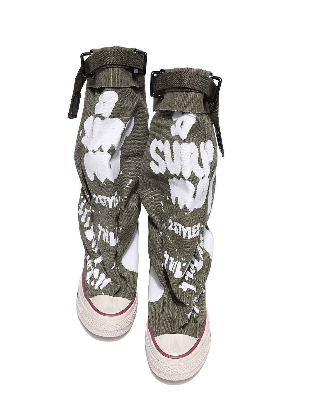 Desert Chunky Platform Lace-Up Tall Boots