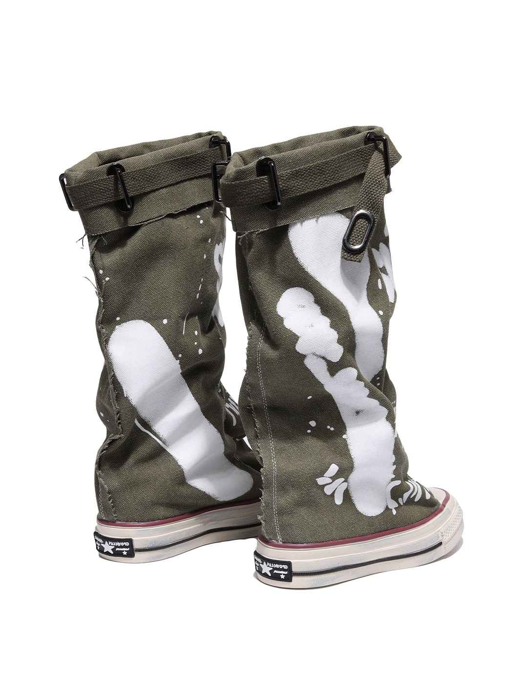 Desert Chunky Platform Lace-Up Tall Boots
