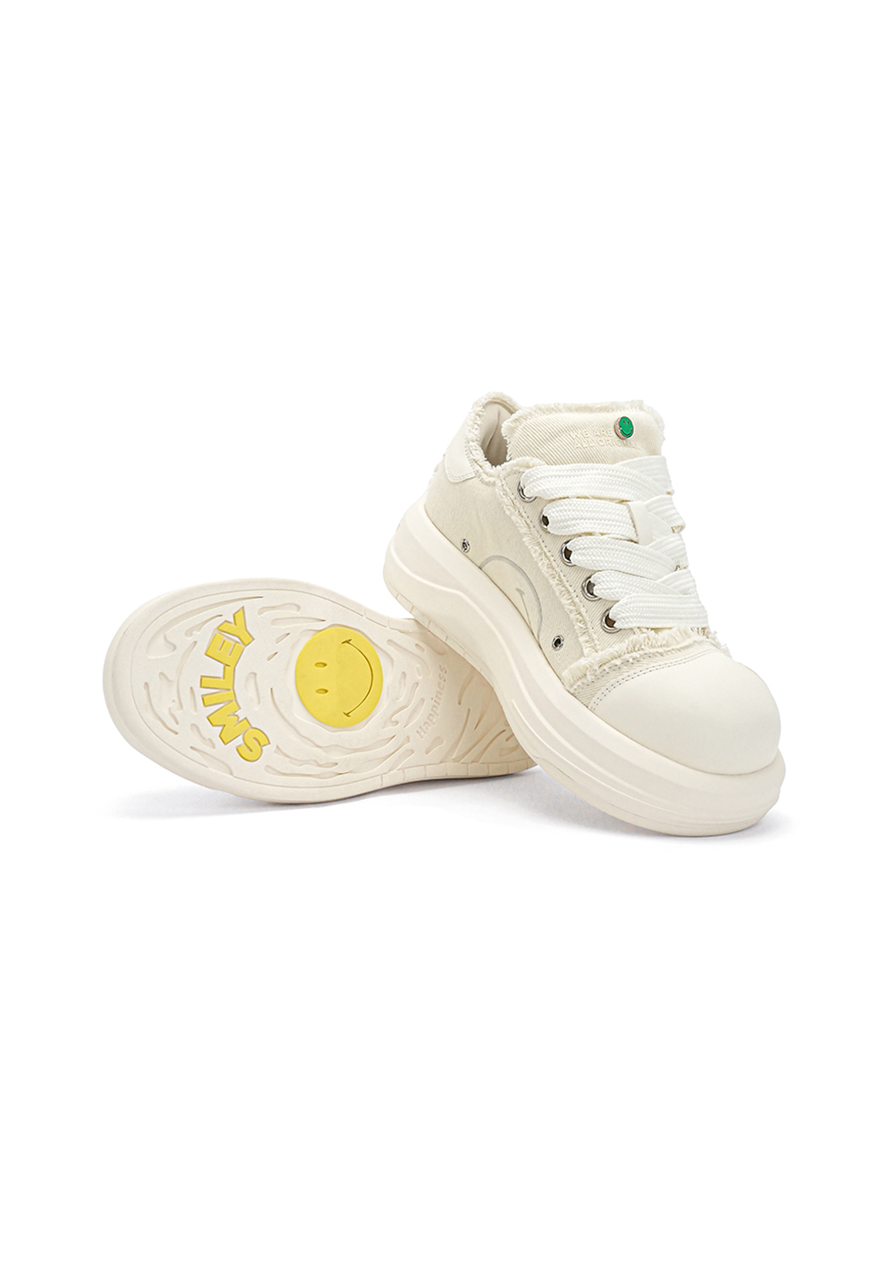 White Beluga Platform Skate Sneakers - Skipkicks
